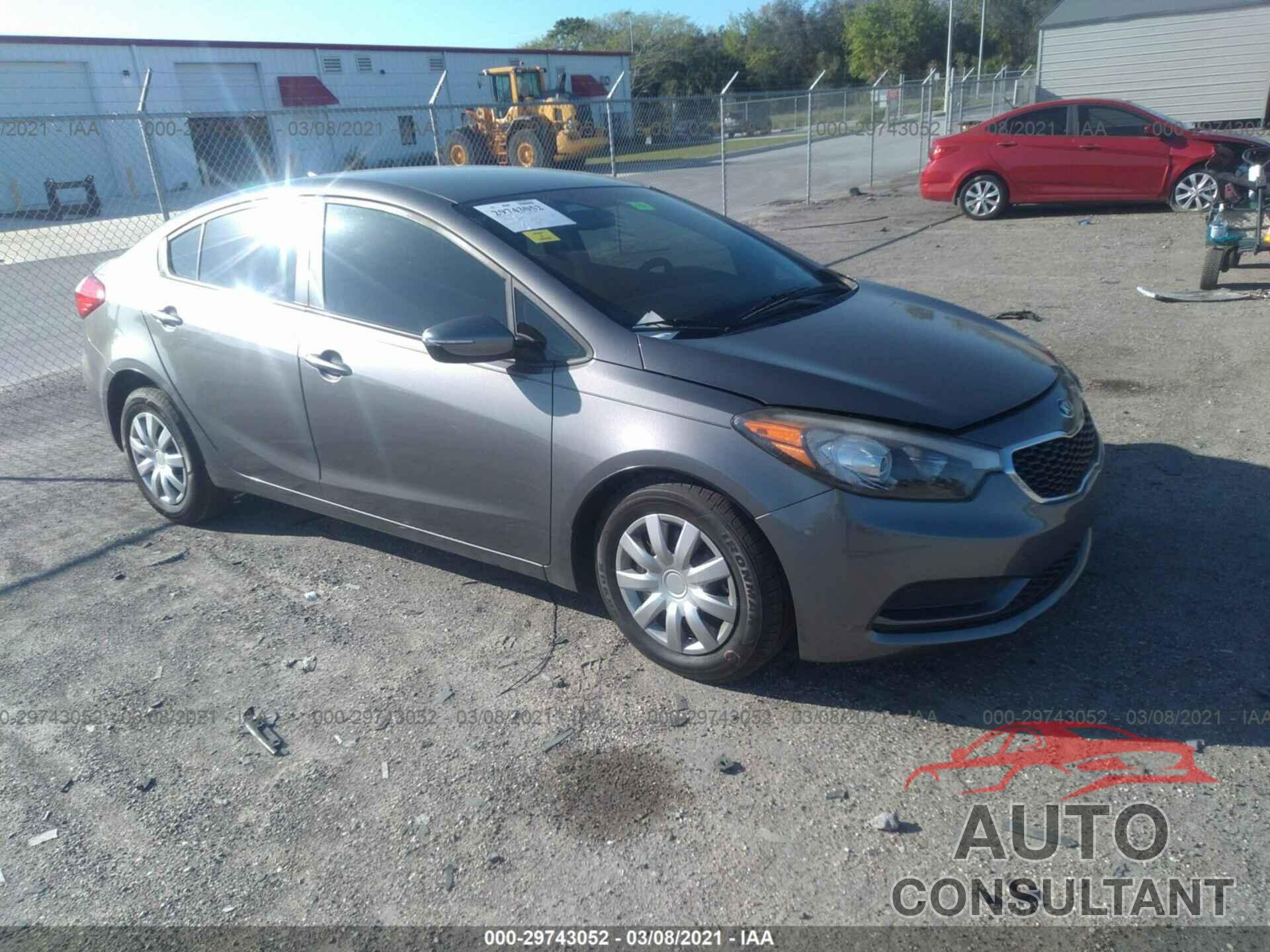 KIA FORTE 2016 - KNAFX4A69G5606388
