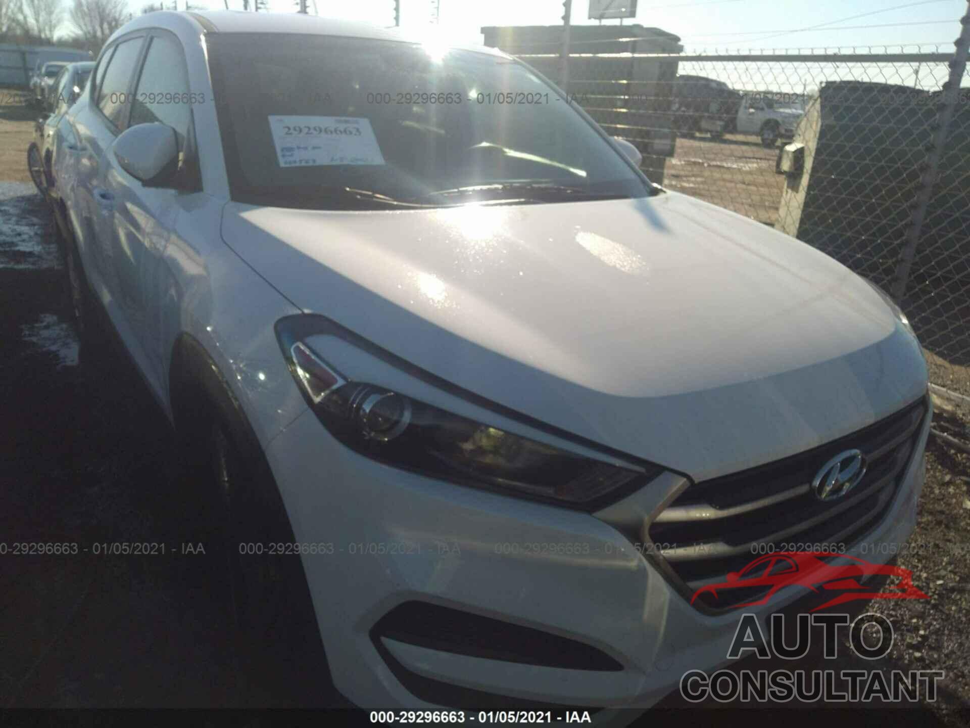 HYUNDAI TUCSON 2017 - KM8J23A41HU336371