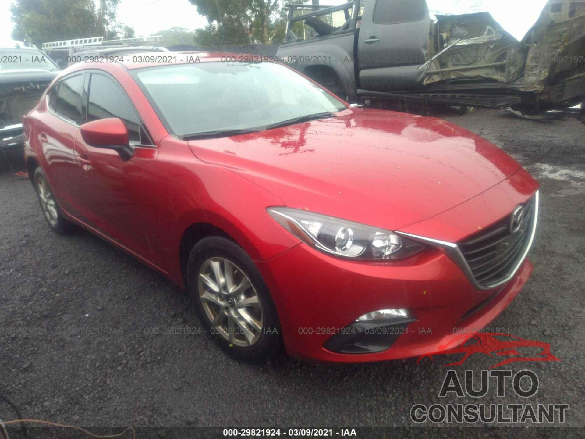 MAZDA MAZDA3 2016 - JM1BM1U75G1318534