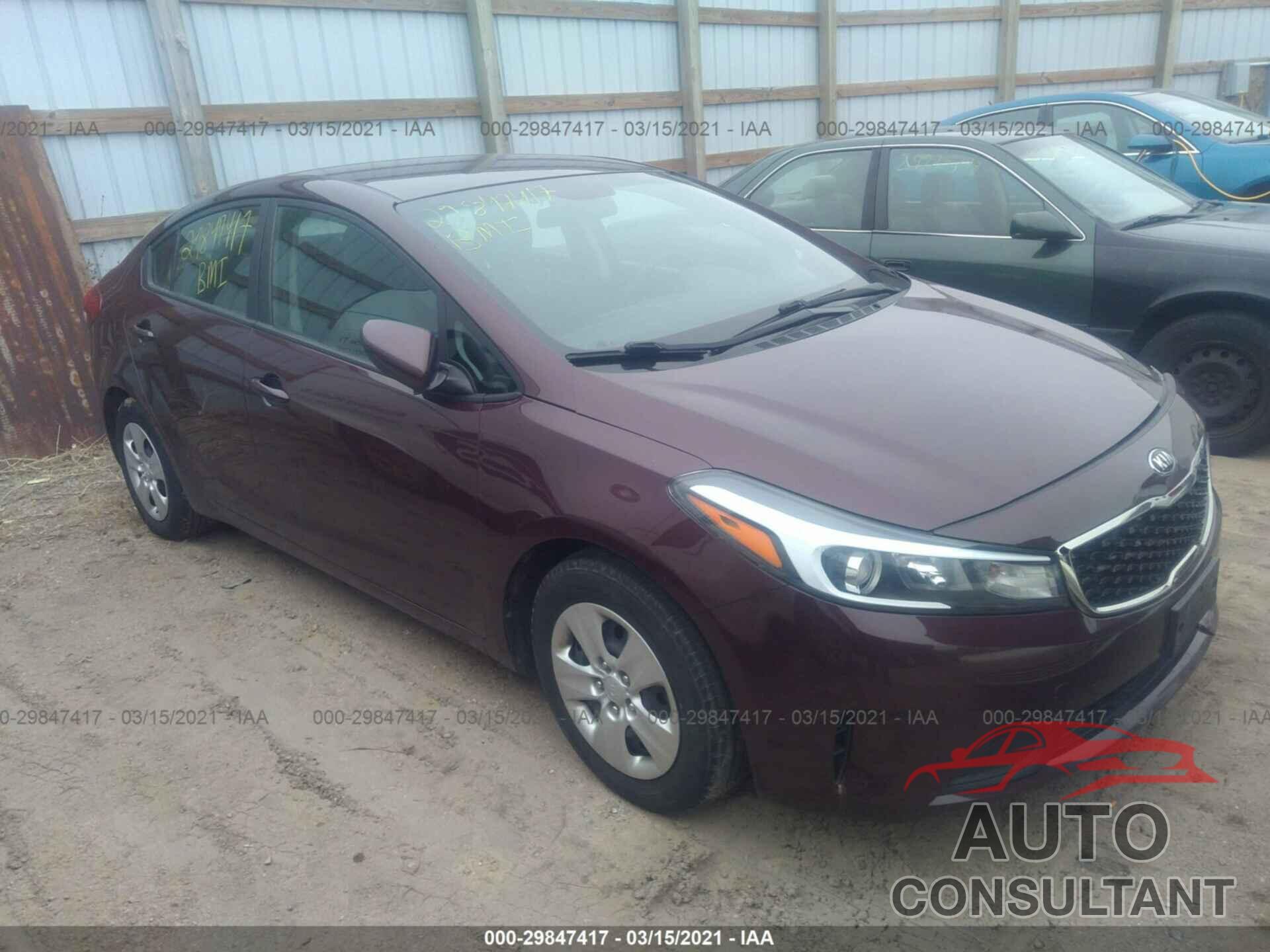 KIA FORTE 2017 - 3KPFK4A7XHE072463