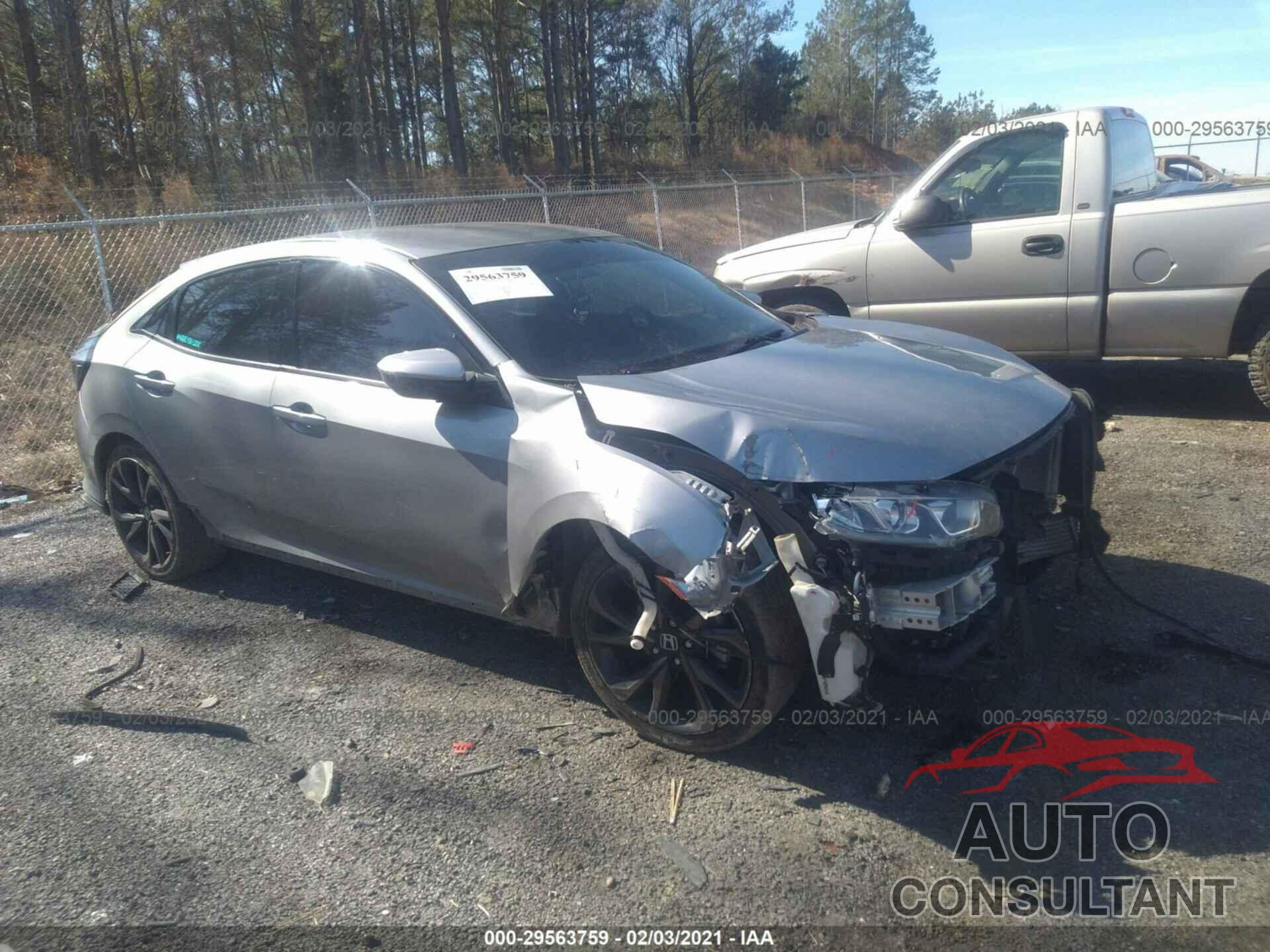 HONDA CIVIC HATCHBACK 2017 - SHHFK7H46HU213230