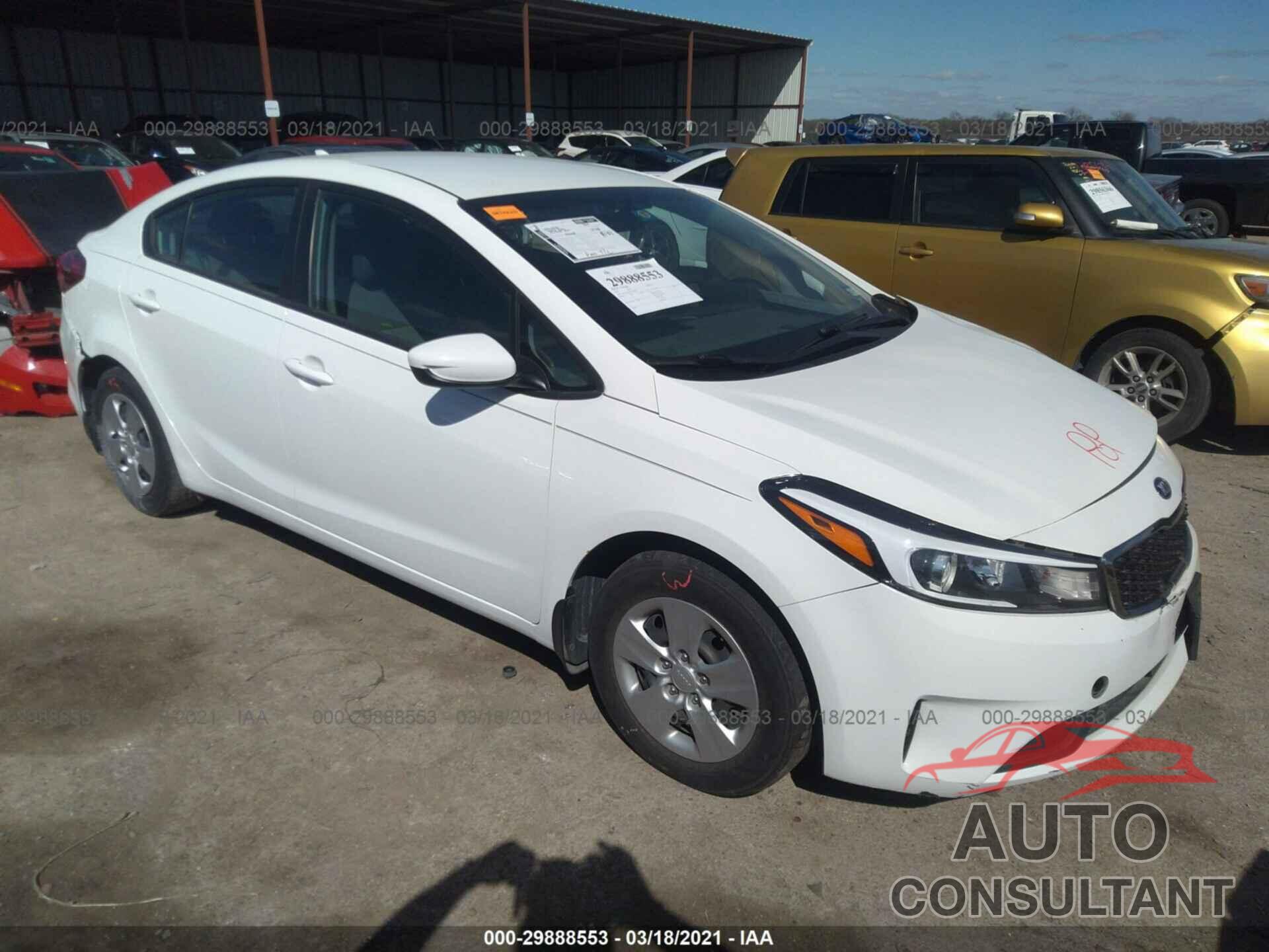 KIA FORTE 2017 - 3KPFK4A77HE027609