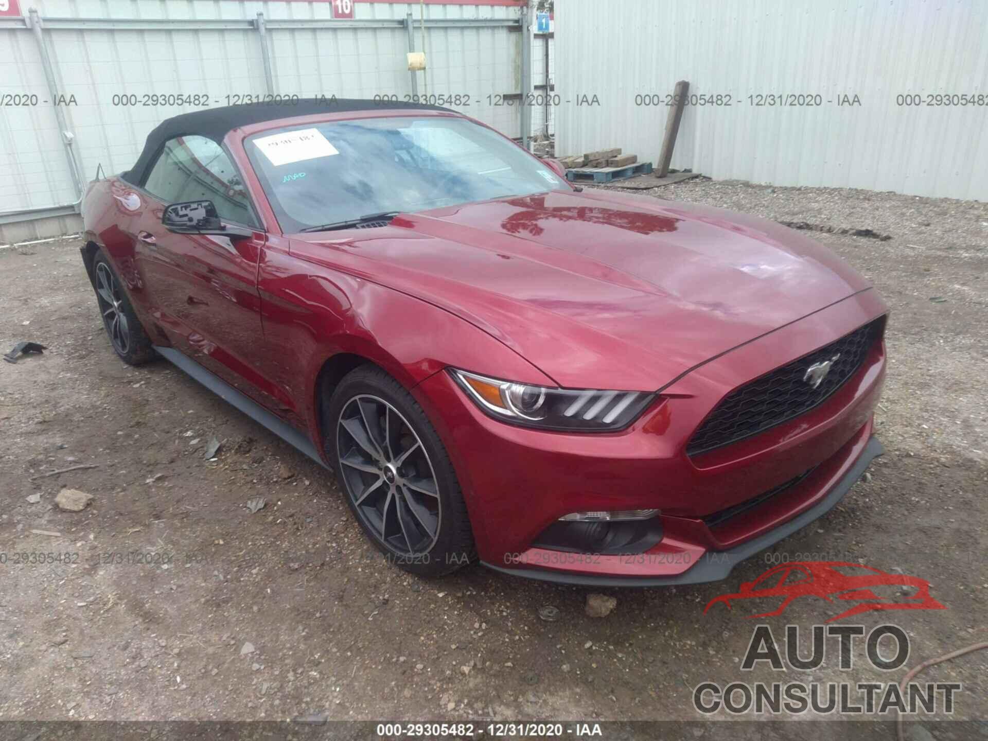 FORD MUSTANG 2017 - 1FATP8UH3H5333210