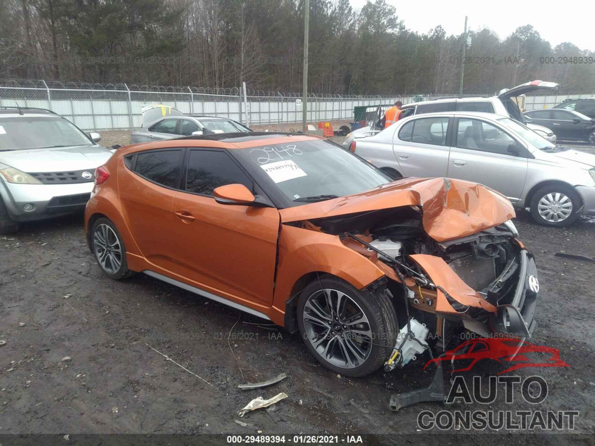 HYUNDAI VELOSTER 2016 - KMHTC6AE6GU252948