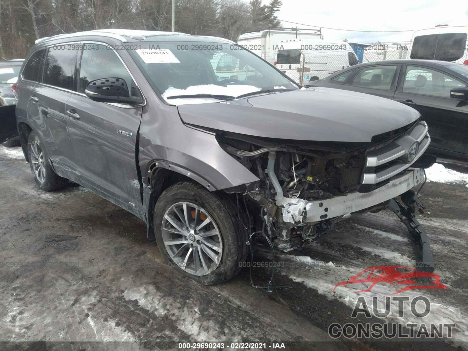 TOYOTA HIGHLANDER 2019 - 5TDJGRFH5KS061619