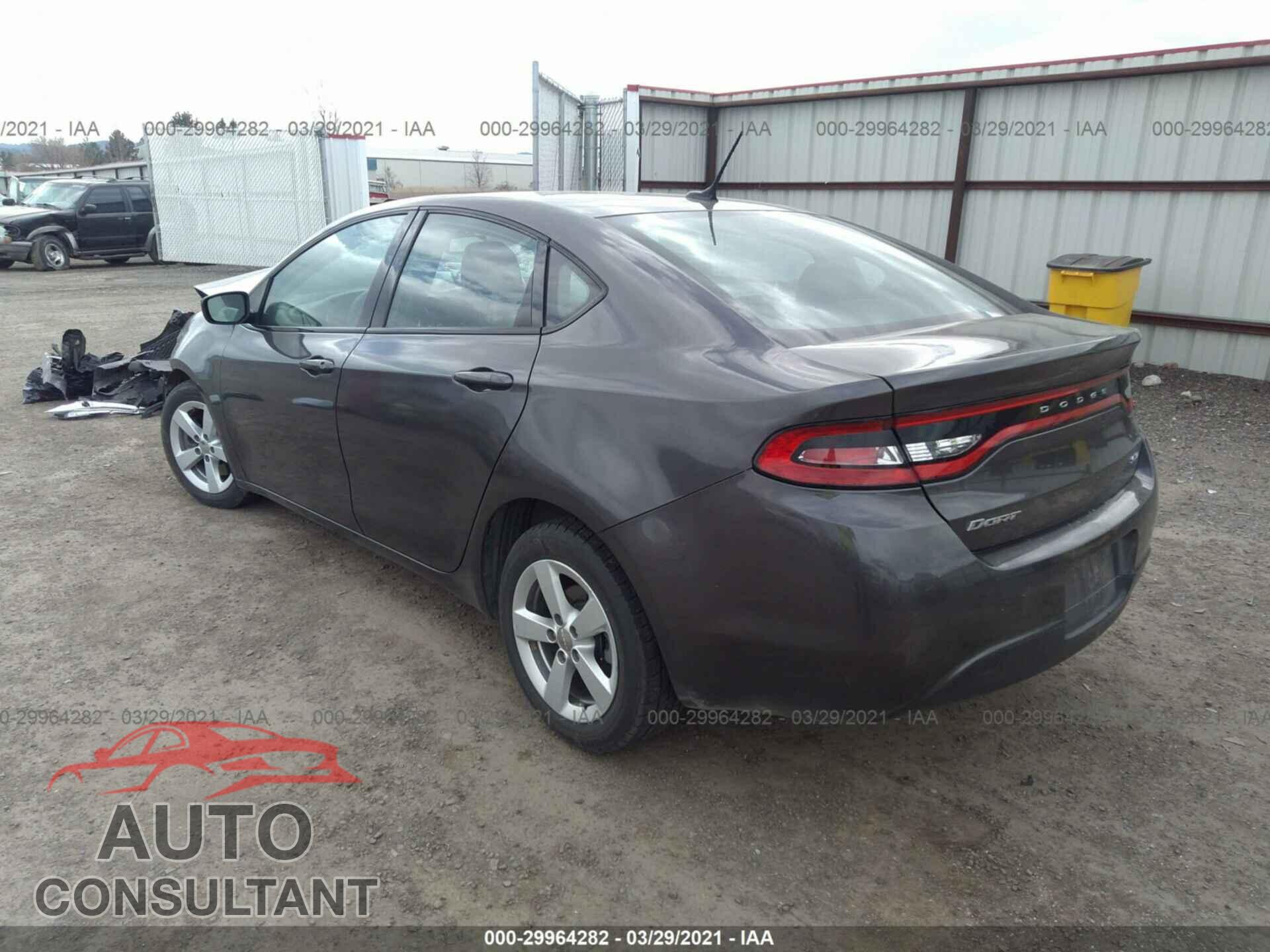DODGE DART 2016 - 1C3CDFBB9GD661052