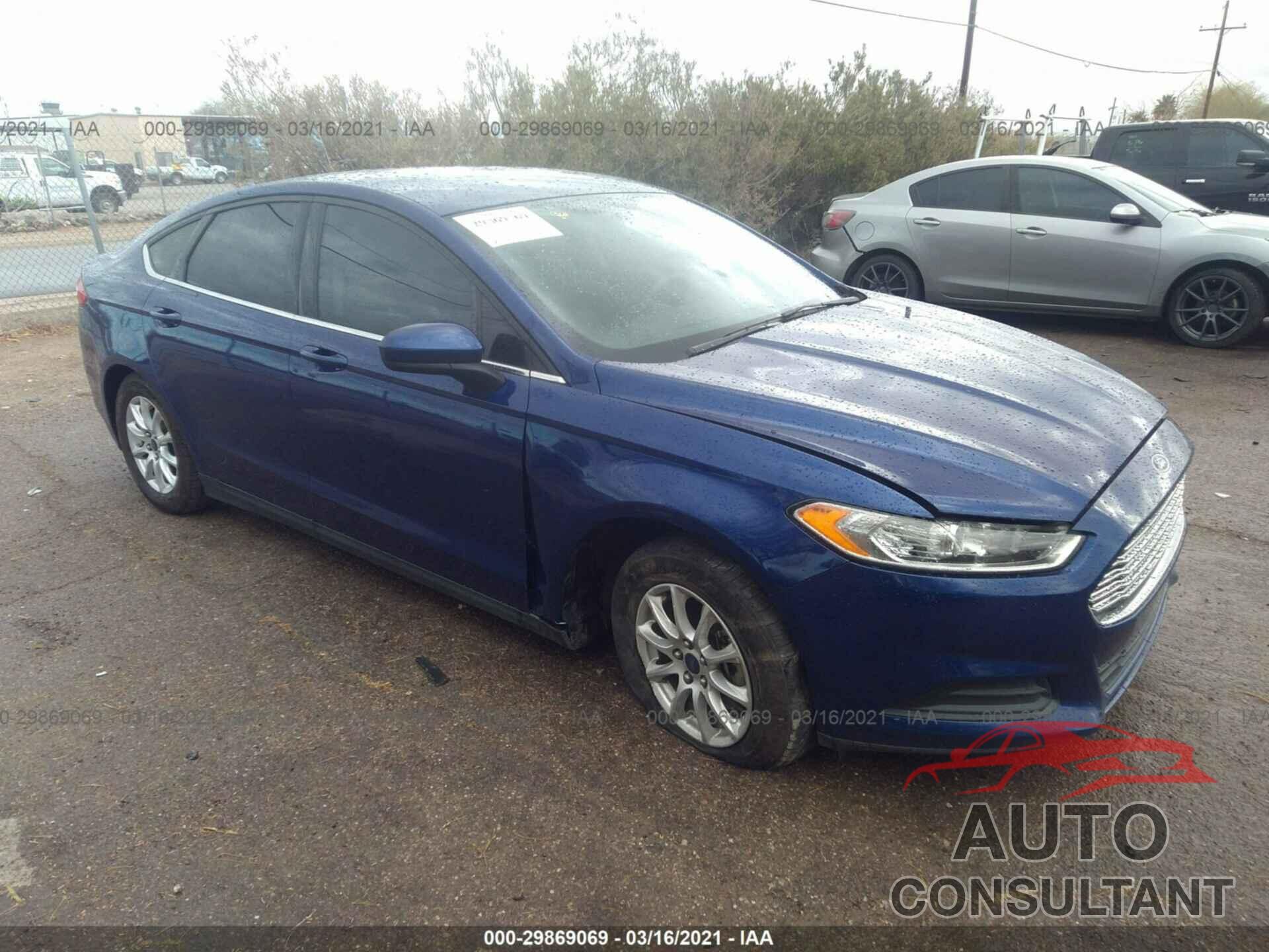 FORD FUSION 2016 - 3FA6P0G71GR356725