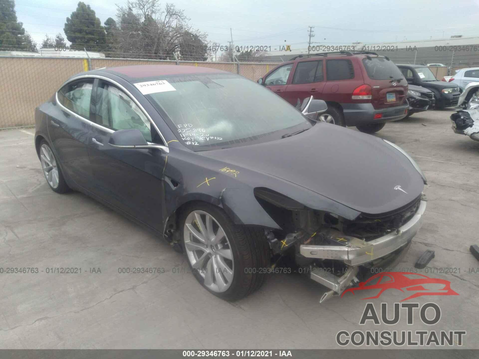TESLA MODEL 3 2018 - 5YJ3E1EB1JF188660