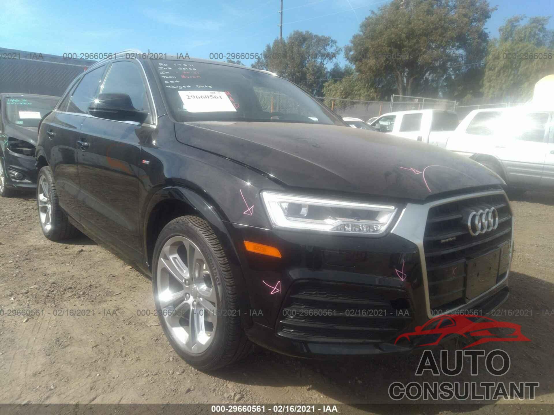 AUDI Q3 2018 - WA1JCCFS4JR011533