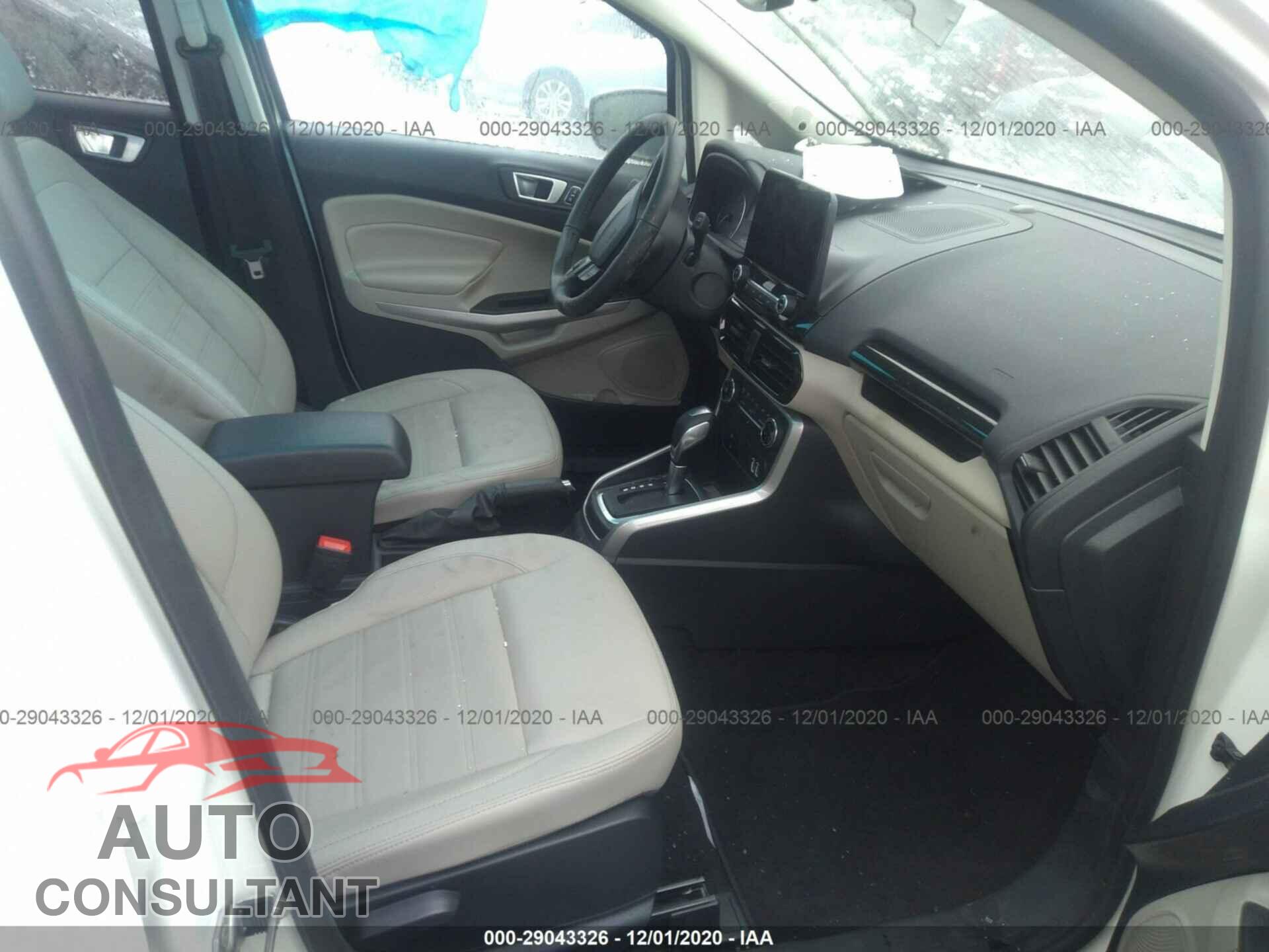 FORD ECOSPORT 2020 - MAJ6S3KL3LC358487
