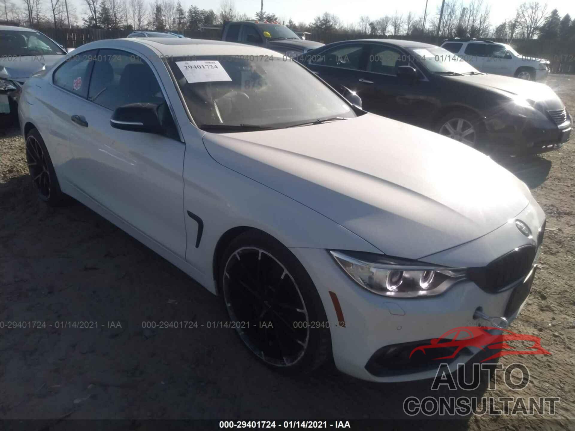 BMW 4 SERIES 2016 - WBA3N9C58GK250334