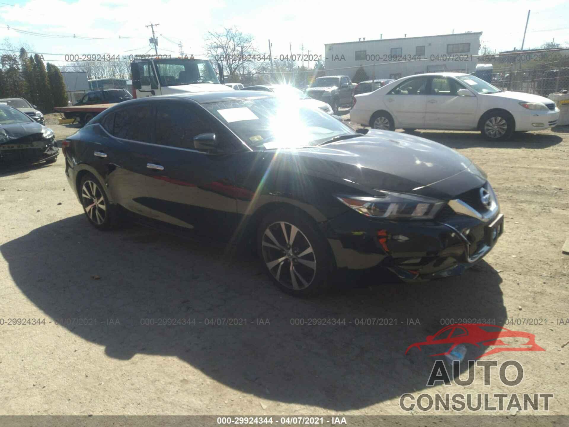 NISSAN MAXIMA 2017 - 1N4AA6APXHC372462