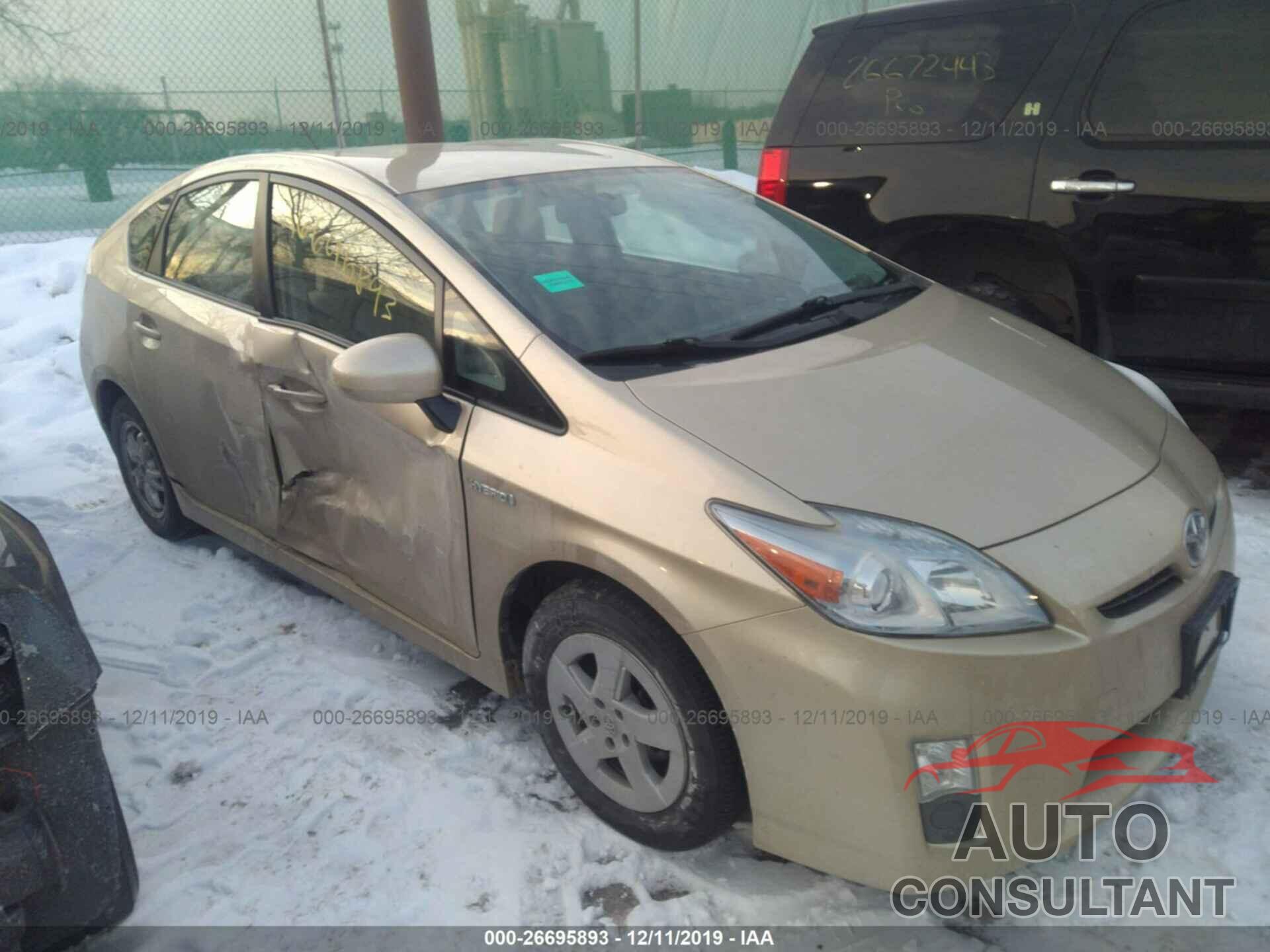 TOYOTA PRIUS 2011 - JTDKN3DU5B1448675