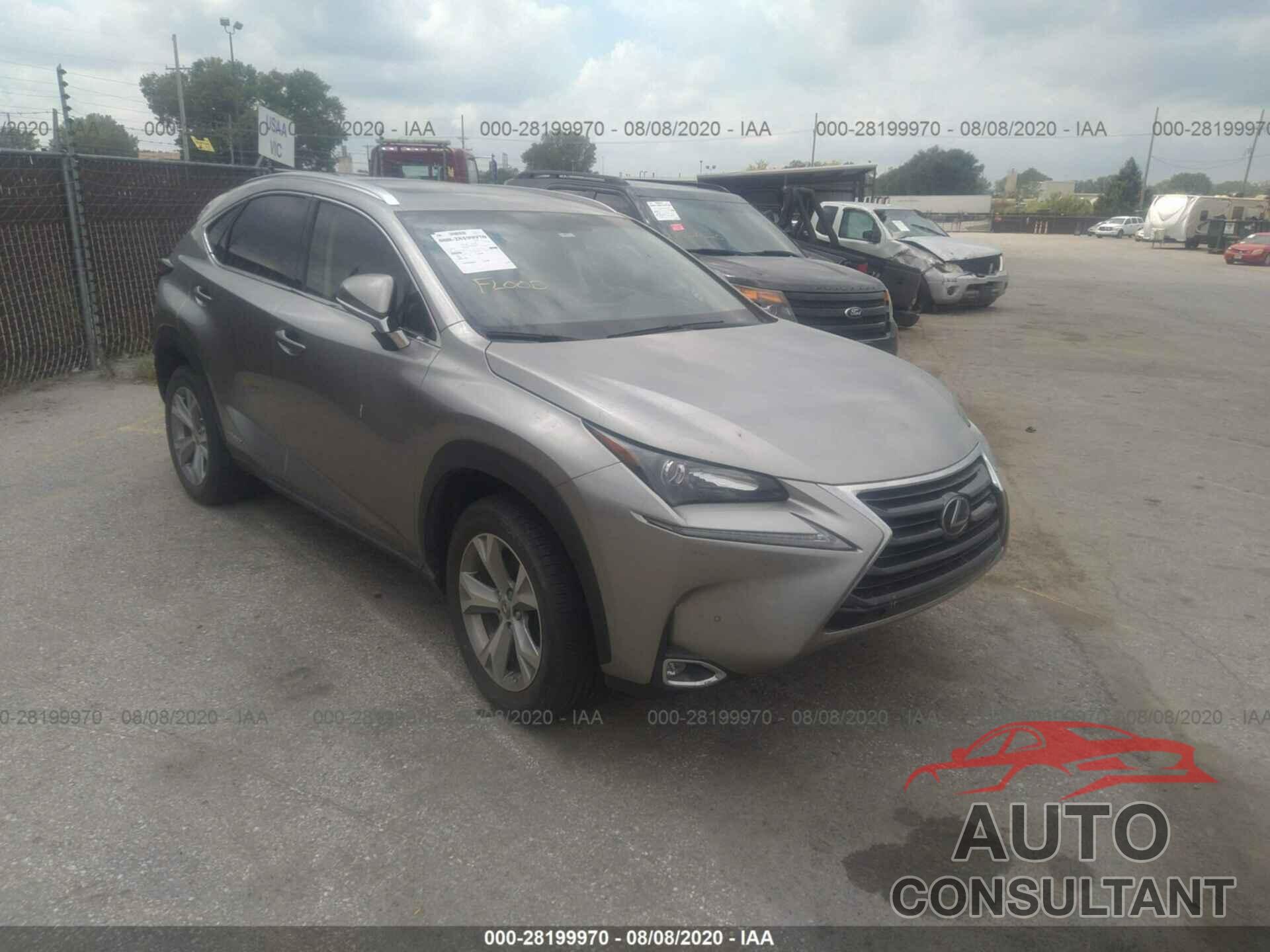 LEXUS NX 2017 - JTJBJRBZ9H2054125