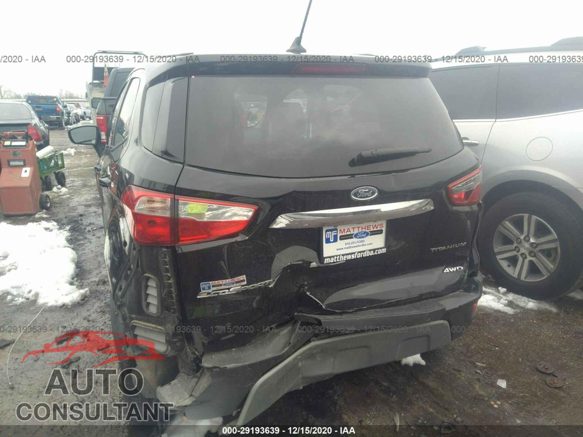 FORD ECOSPORT 2019 - MAJ6S3KL6KC287042