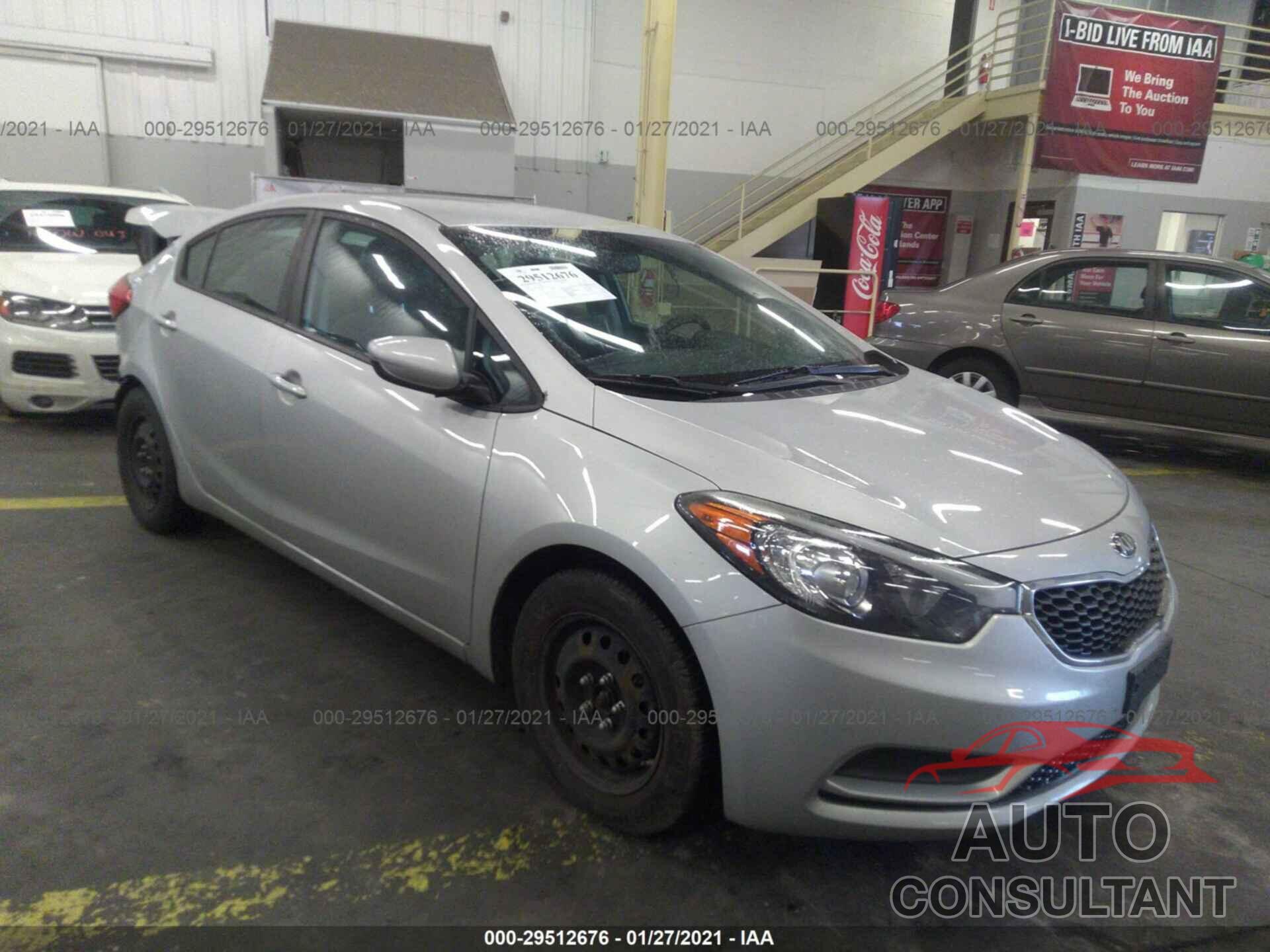 KIA FORTE 2016 - KNAFK4A63G5543321