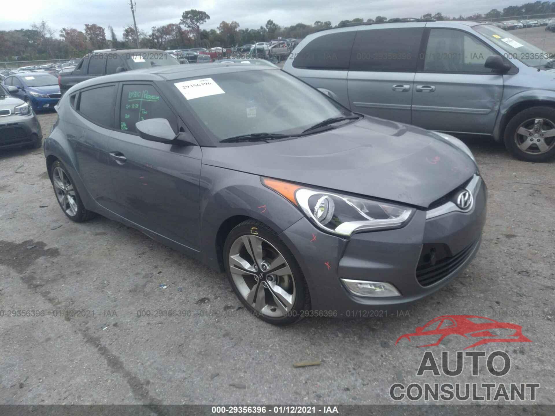 HYUNDAI VELOSTER 2017 - KMHTC6ADXHU317129