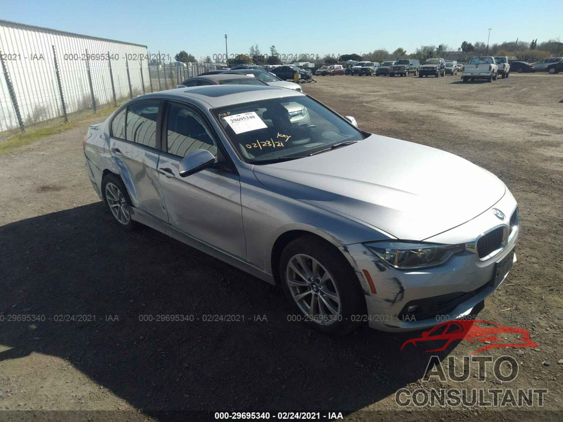 BMW 3 SERIES 2018 - WBA8E1G53JNU91712