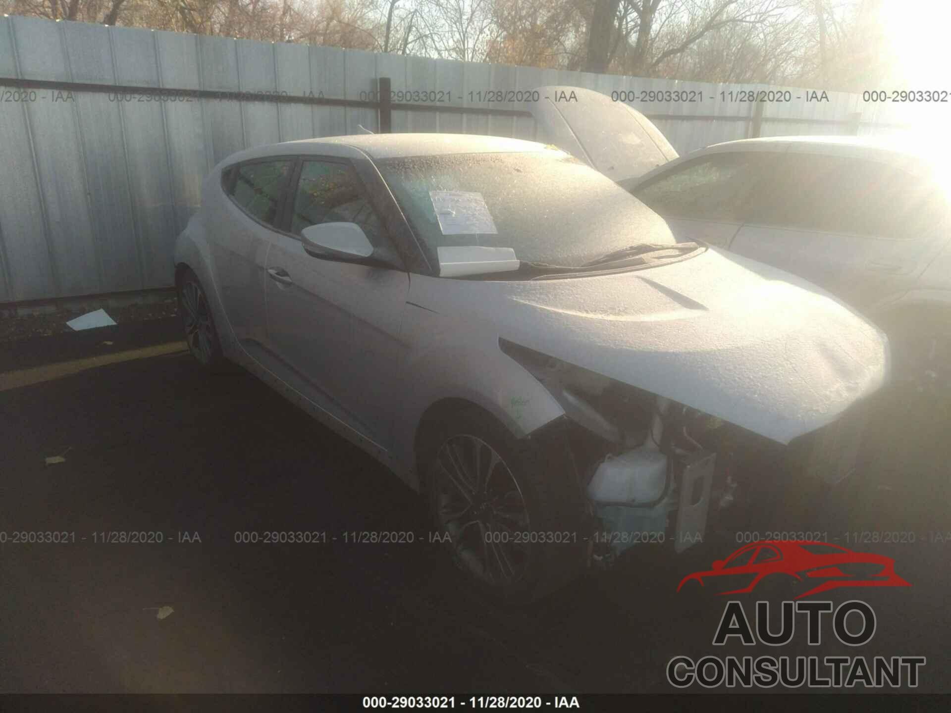 HYUNDAI VELOSTER 2016 - KMHTC6AE7GU263148