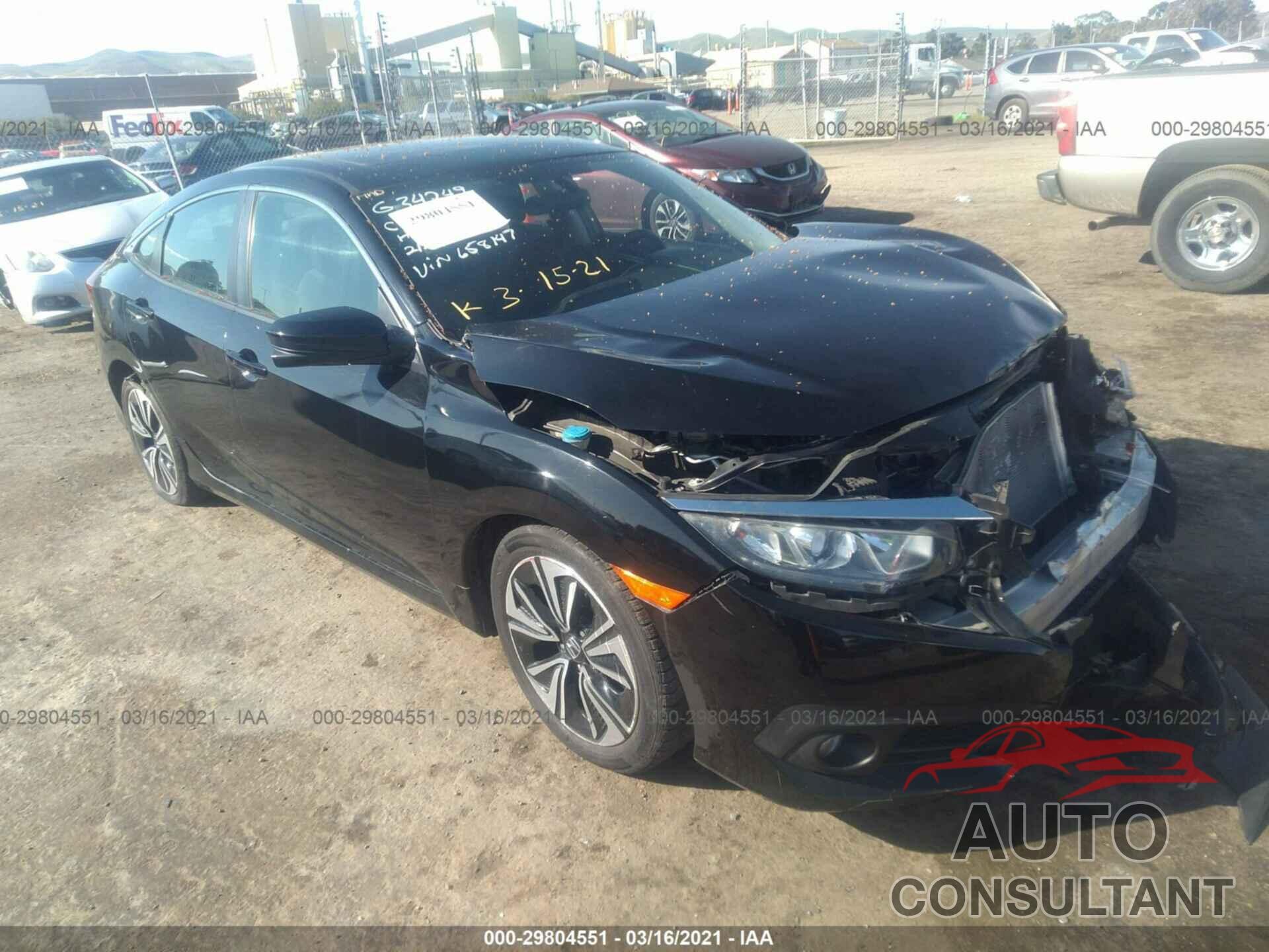 HONDA CIVIC SEDAN 2016 - 2HGFC1F38GH658147