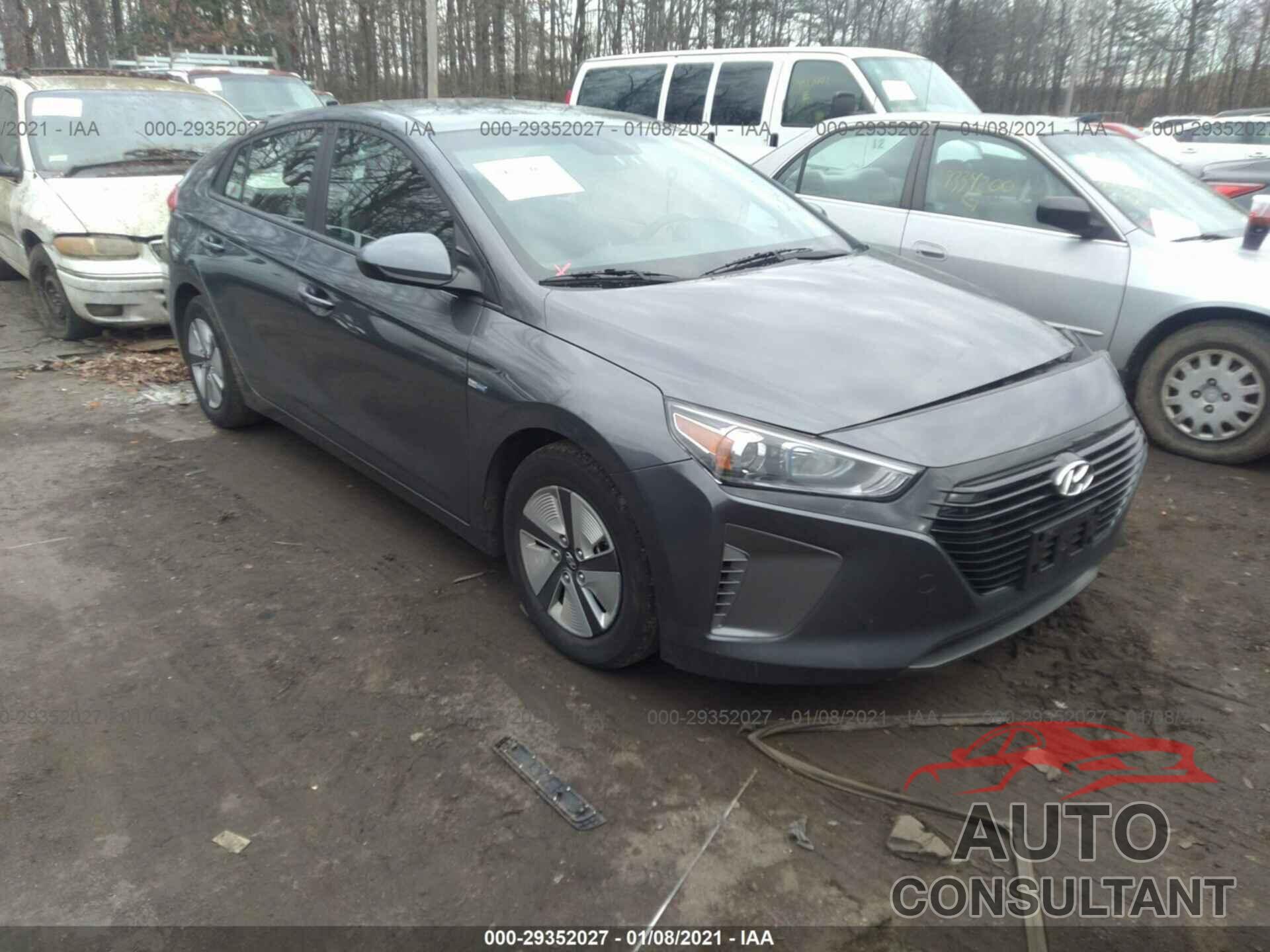 HYUNDAI IONIQ HYBRID 2019 - KMHC65LC7KU179174