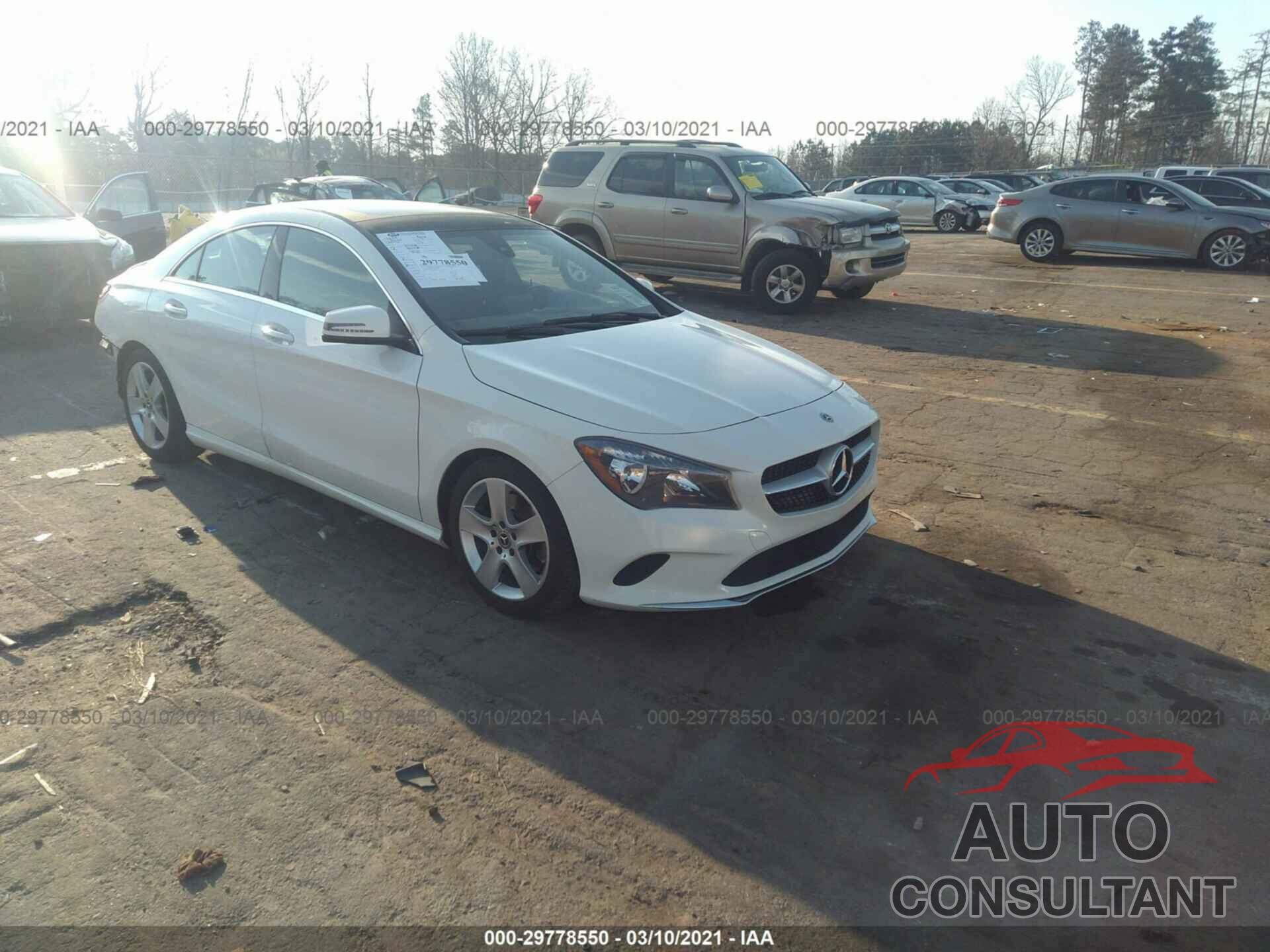 MERCEDES-BENZ CLA 2018 - WDDSJ4EB7JN559255