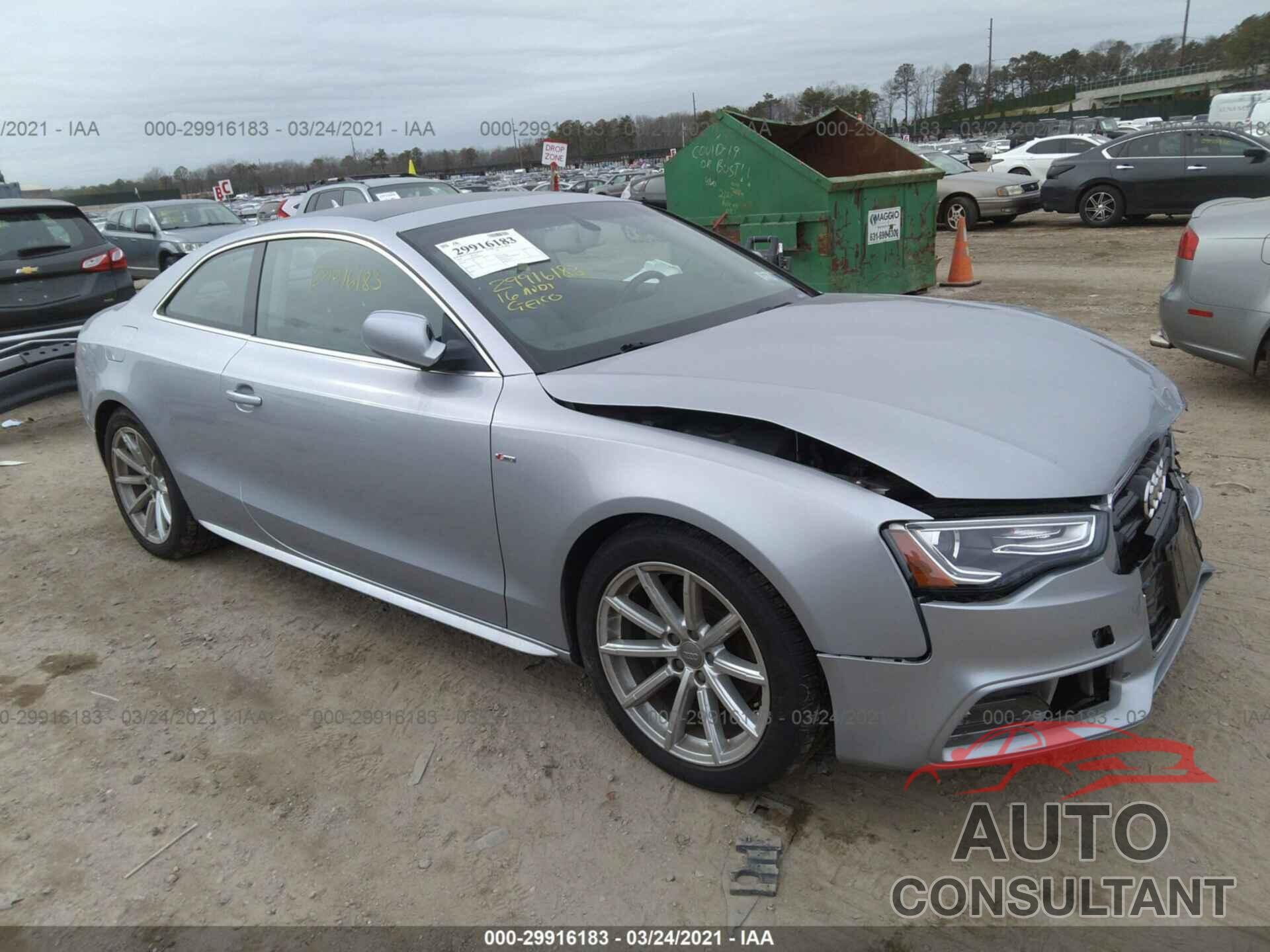 AUDI A5 2016 - WAUM2AFR9GA002239