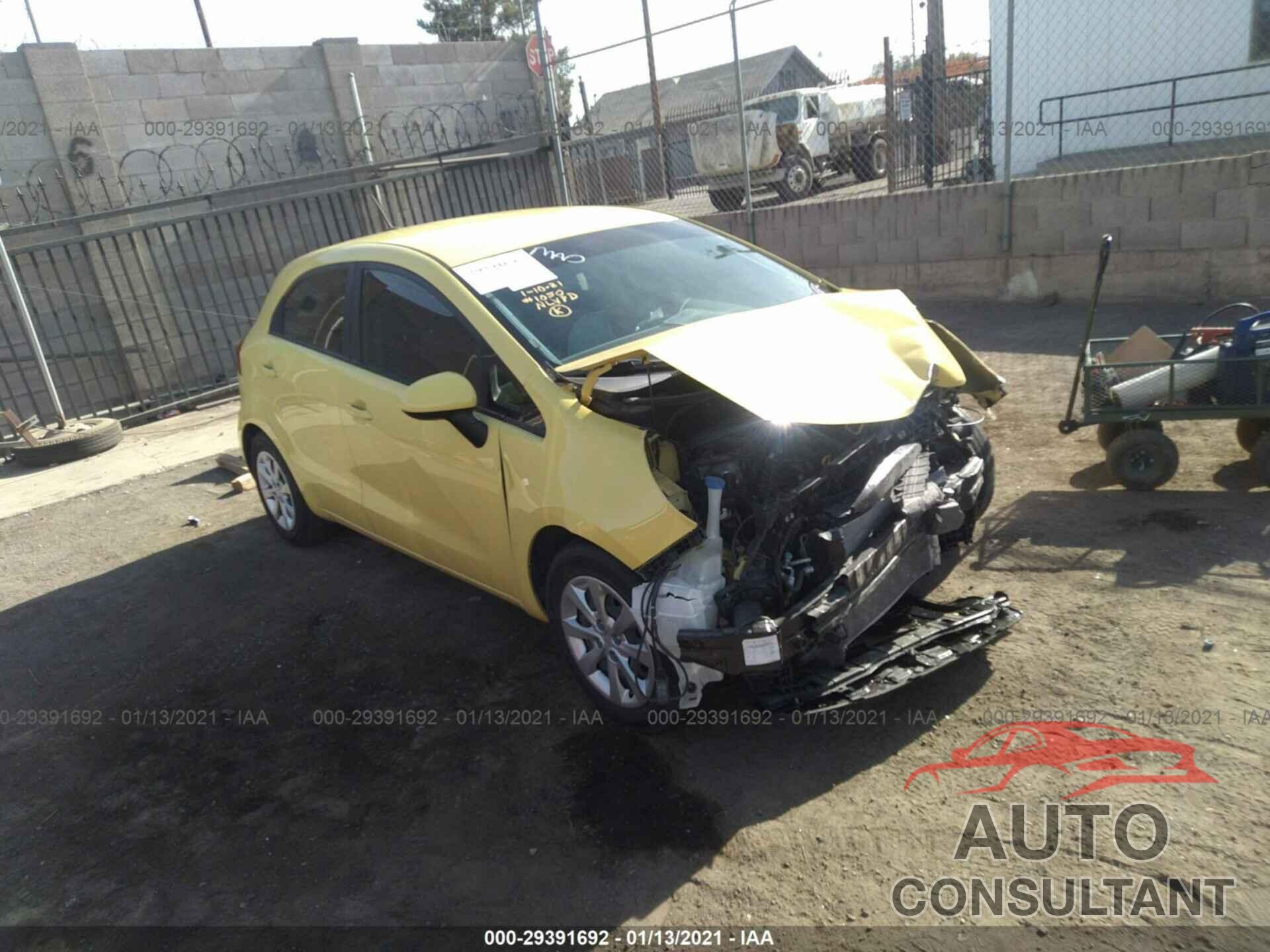 KIA RIO 2016 - KNADM5A3XG6549740