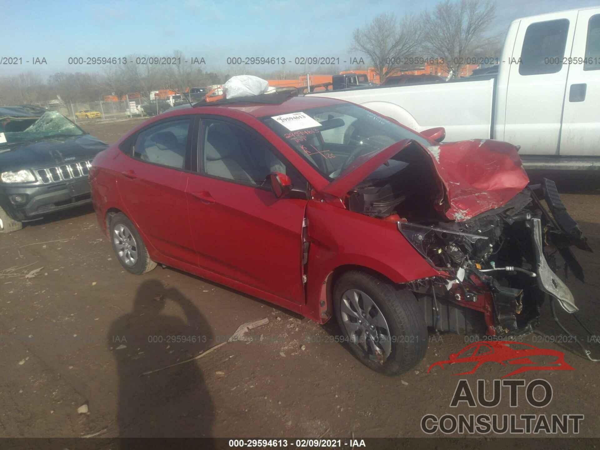 HYUNDAI ACCENT 2017 - KMHCT4AE6HU210432
