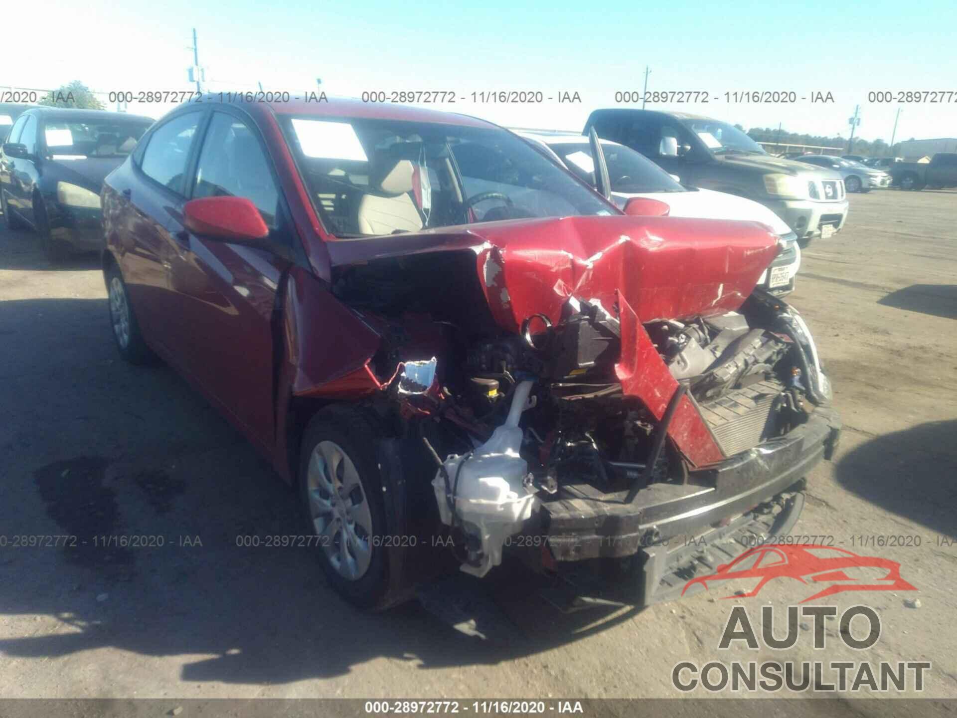 HYUNDAI ACCENT 2017 - KMHCT4AE2HU369111
