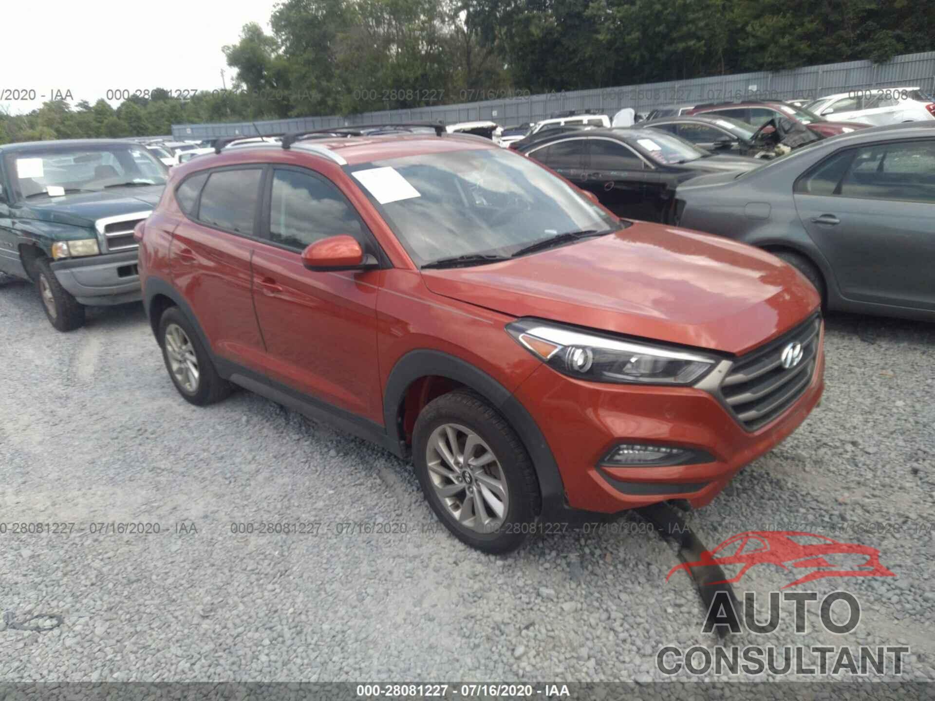 HYUNDAI TUCSON 2016 - KM8J3CA45GU213104