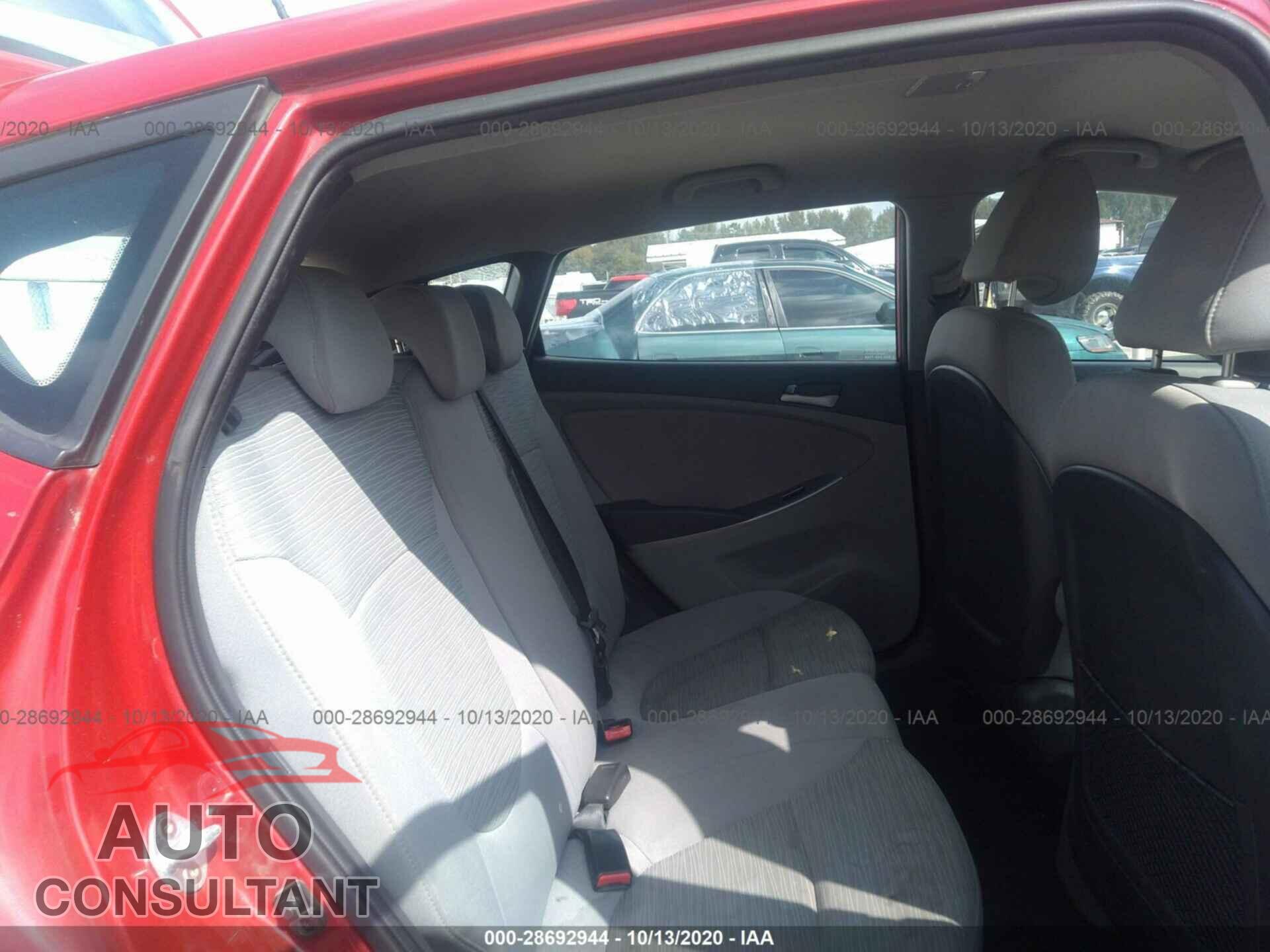 HYUNDAI ACCENT 2017 - KMHCT5AEXHU338792