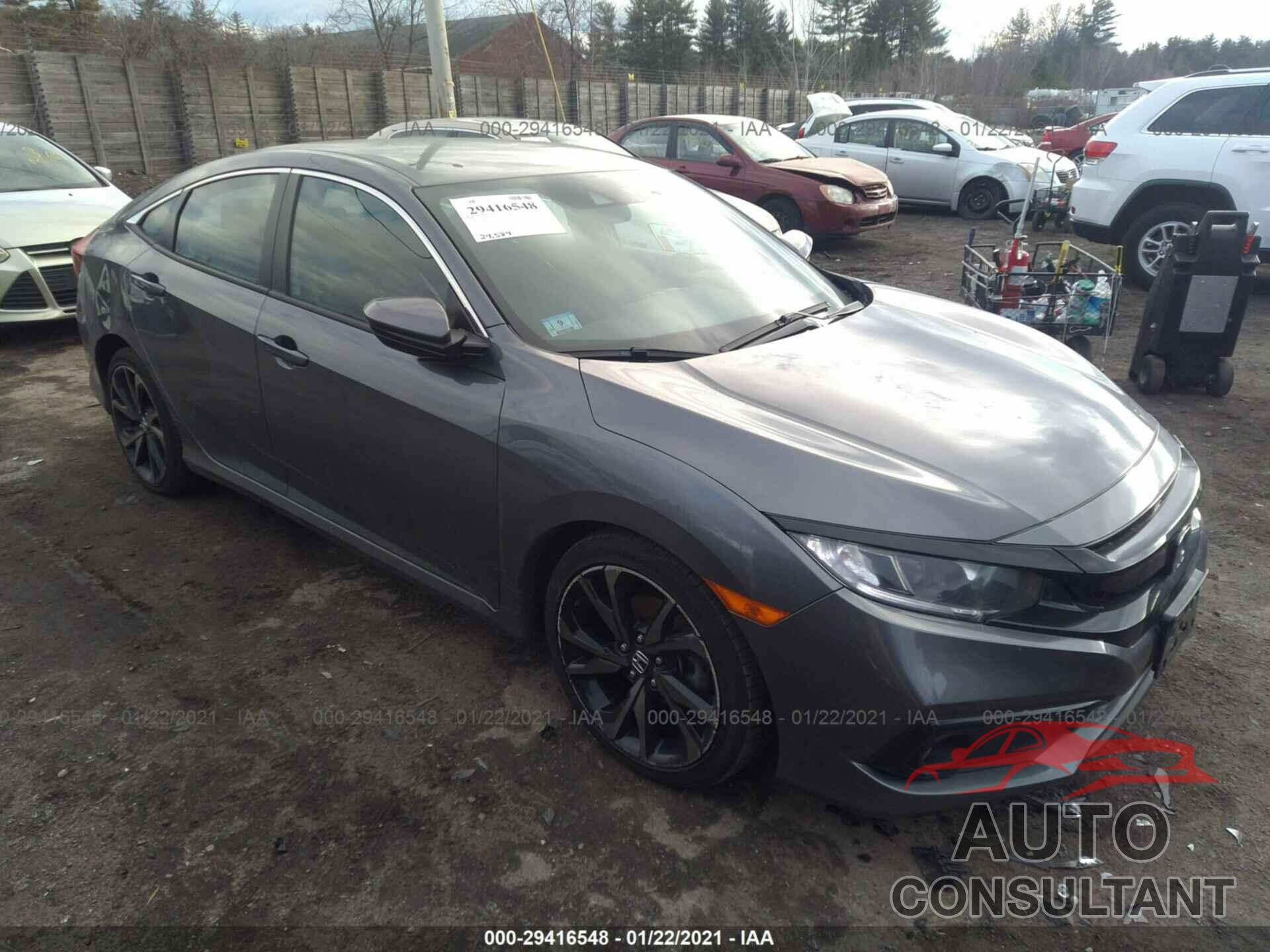 HONDA CIVIC SEDAN 2019 - 2HGFC2F89KH583520