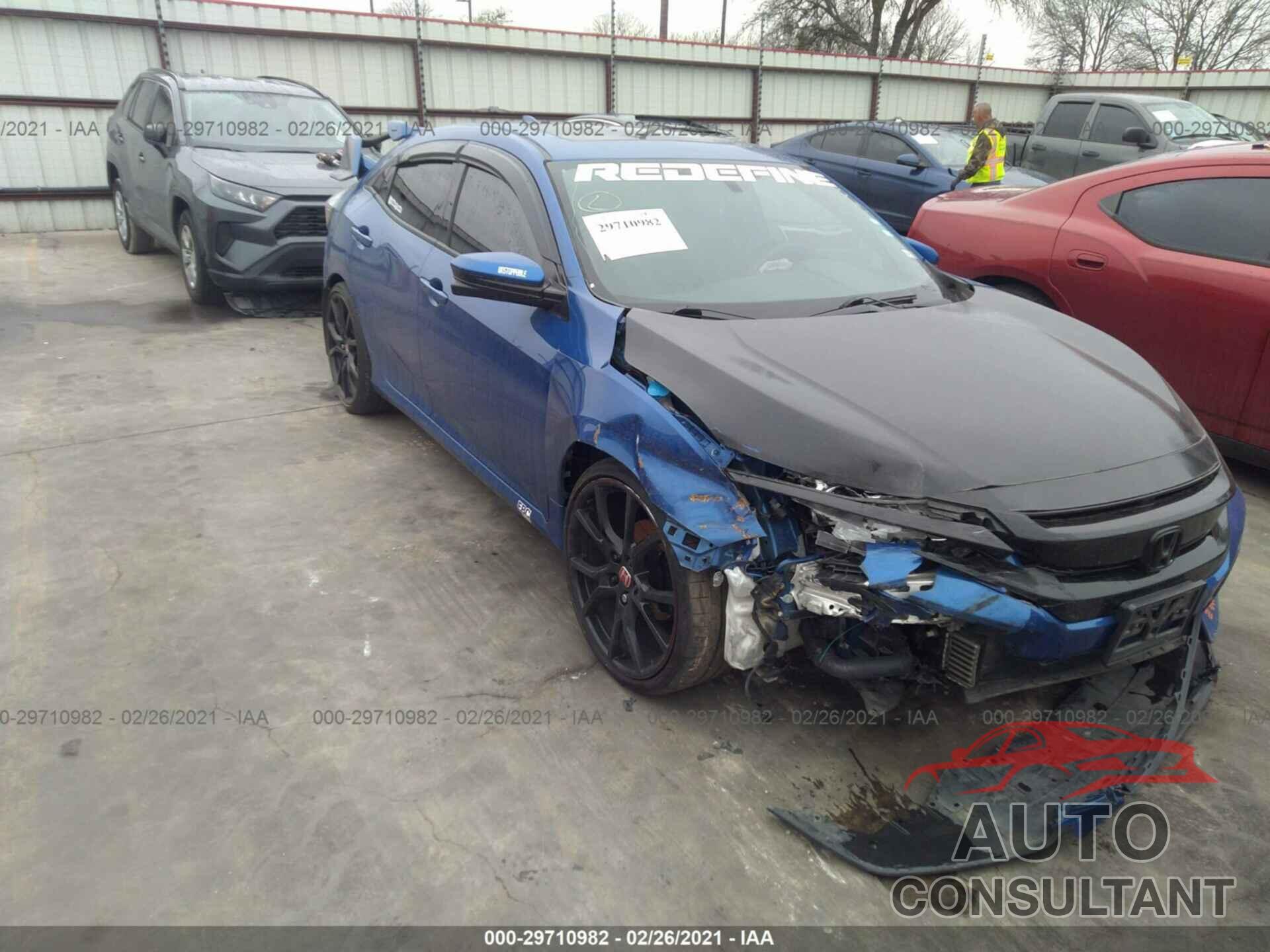 HONDA CIVIC HATCHBACK 2018 - SHHFK7H5XJU419617