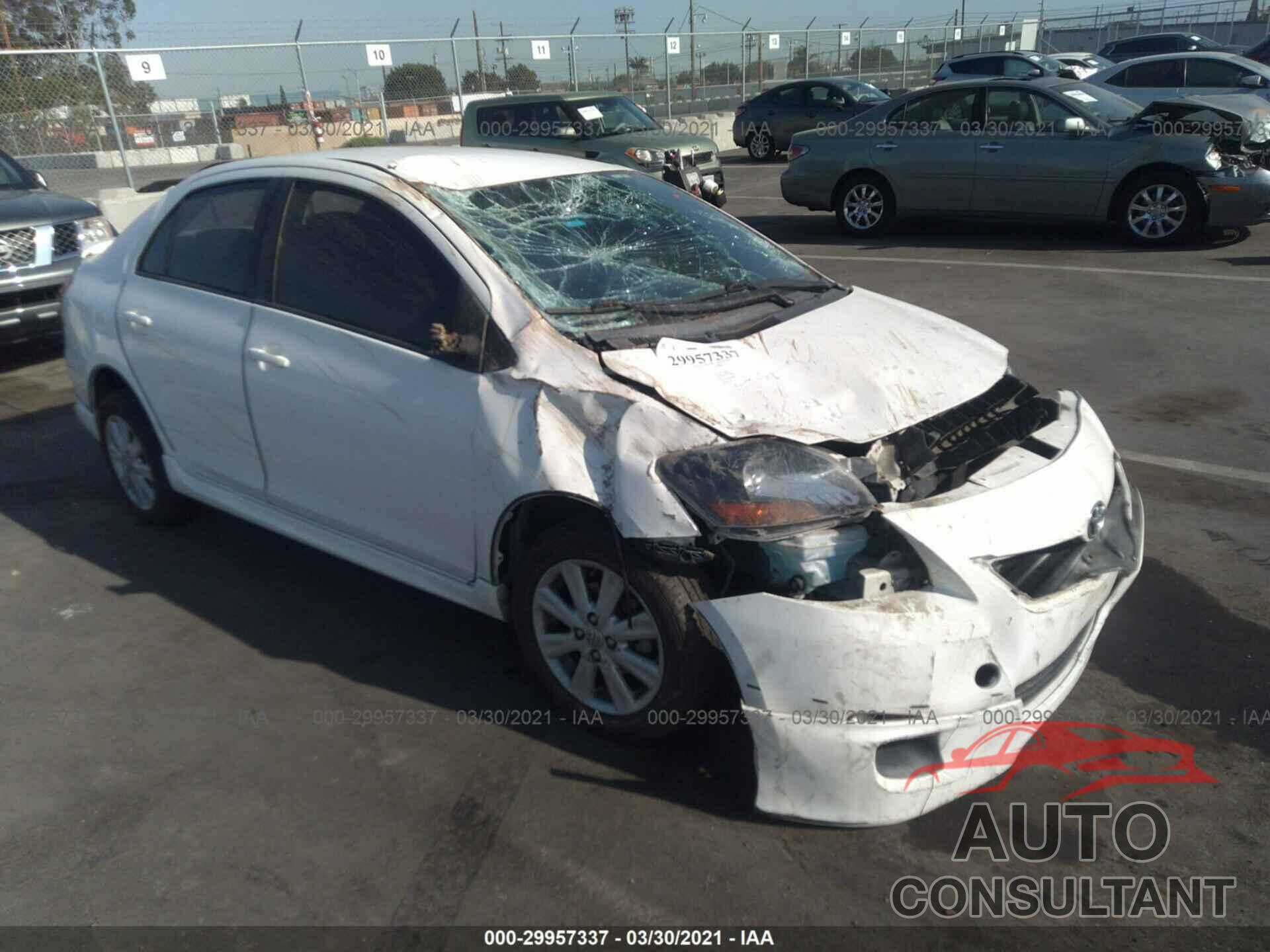 TOYOTA YARIS 2009 - JTDBT903X91310890