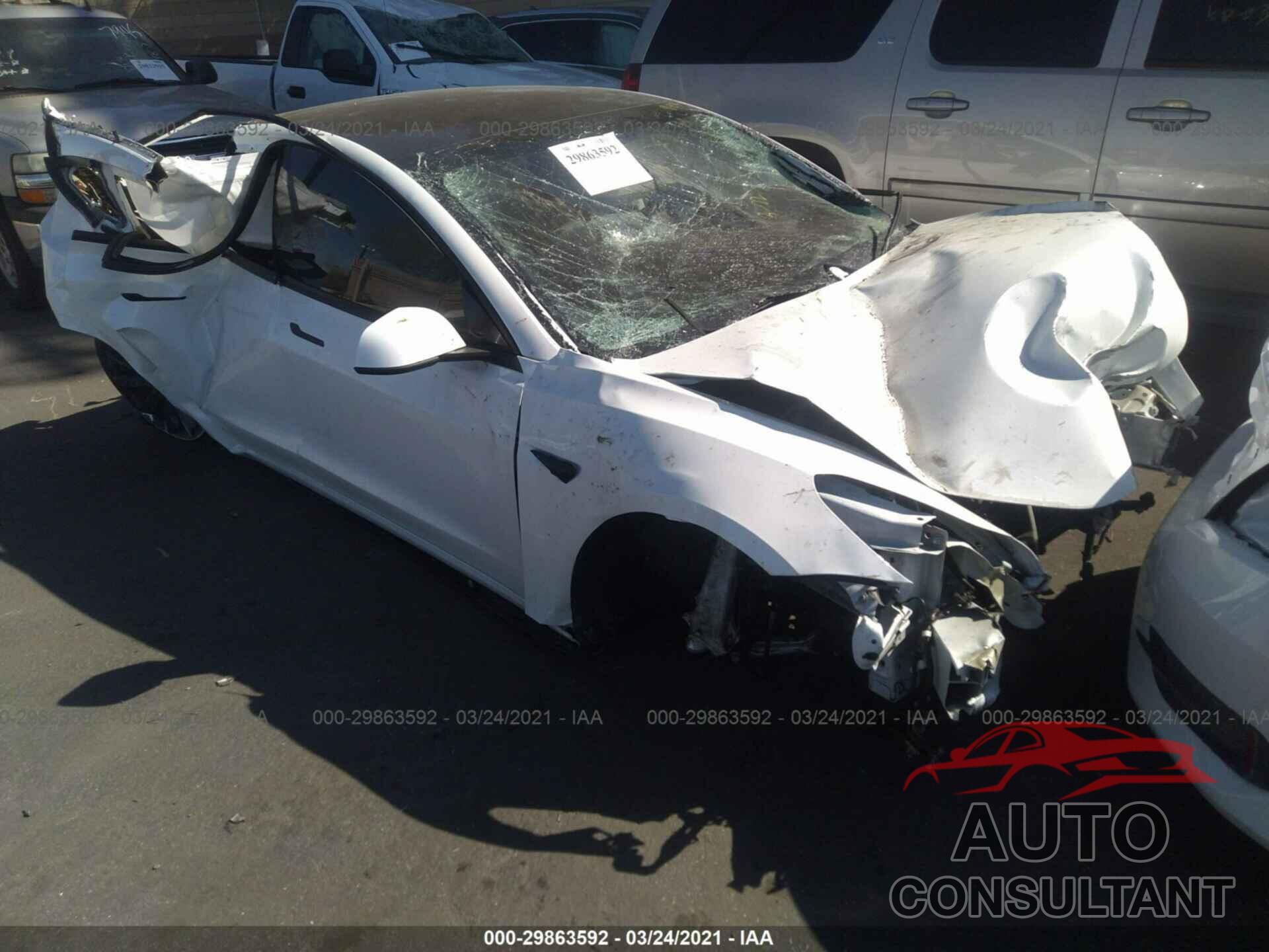 TESLA MODEL 3 2018 - 5YJ3E1EB5JF185695