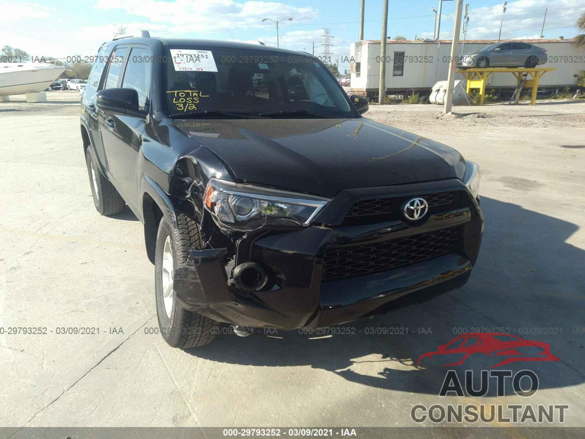 TOYOTA 4RUNNER 2017 - JTEZU5JR9H5156523