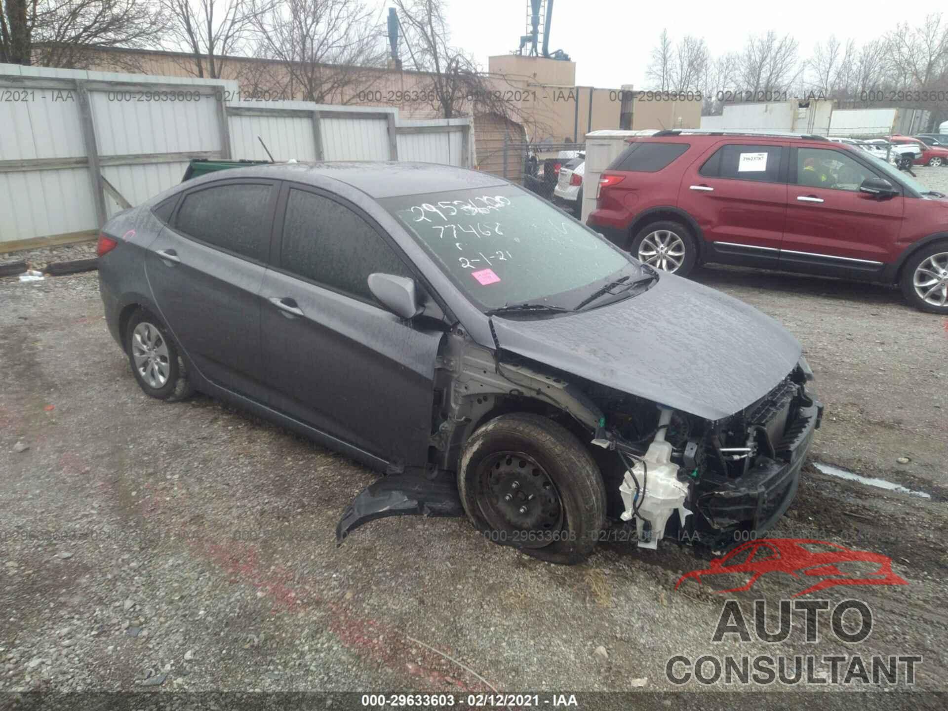 HYUNDAI ACCENT 2017 - KMHCT4AE3HU223414