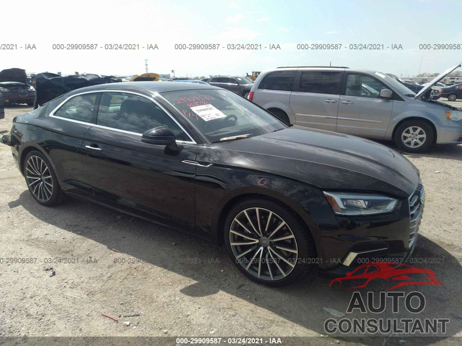AUDI A5 COUPE 2018 - WAUPNAF57JA019470