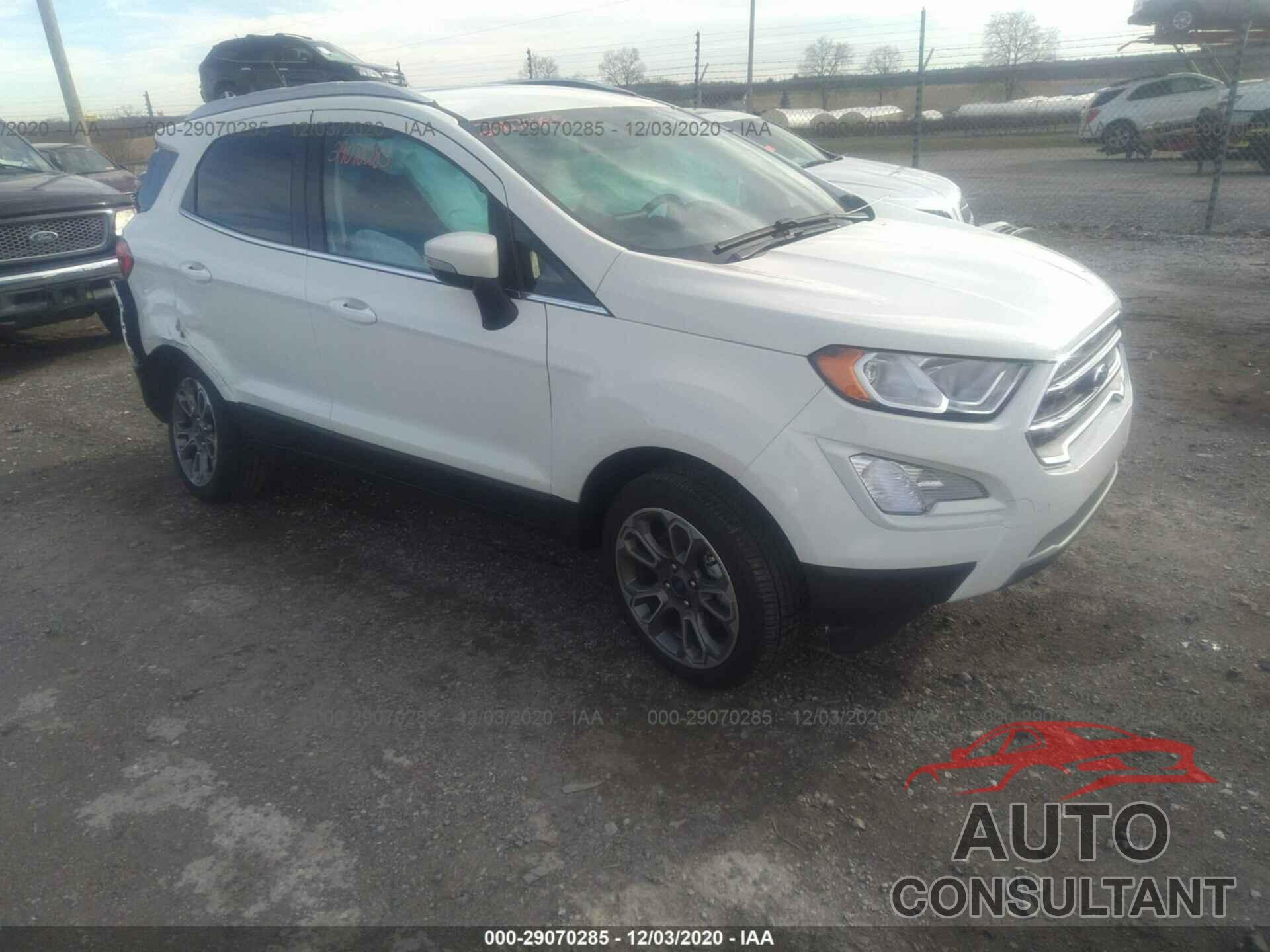 FORD ECOSPORT 2020 - MAJ6S3KL3LC351636