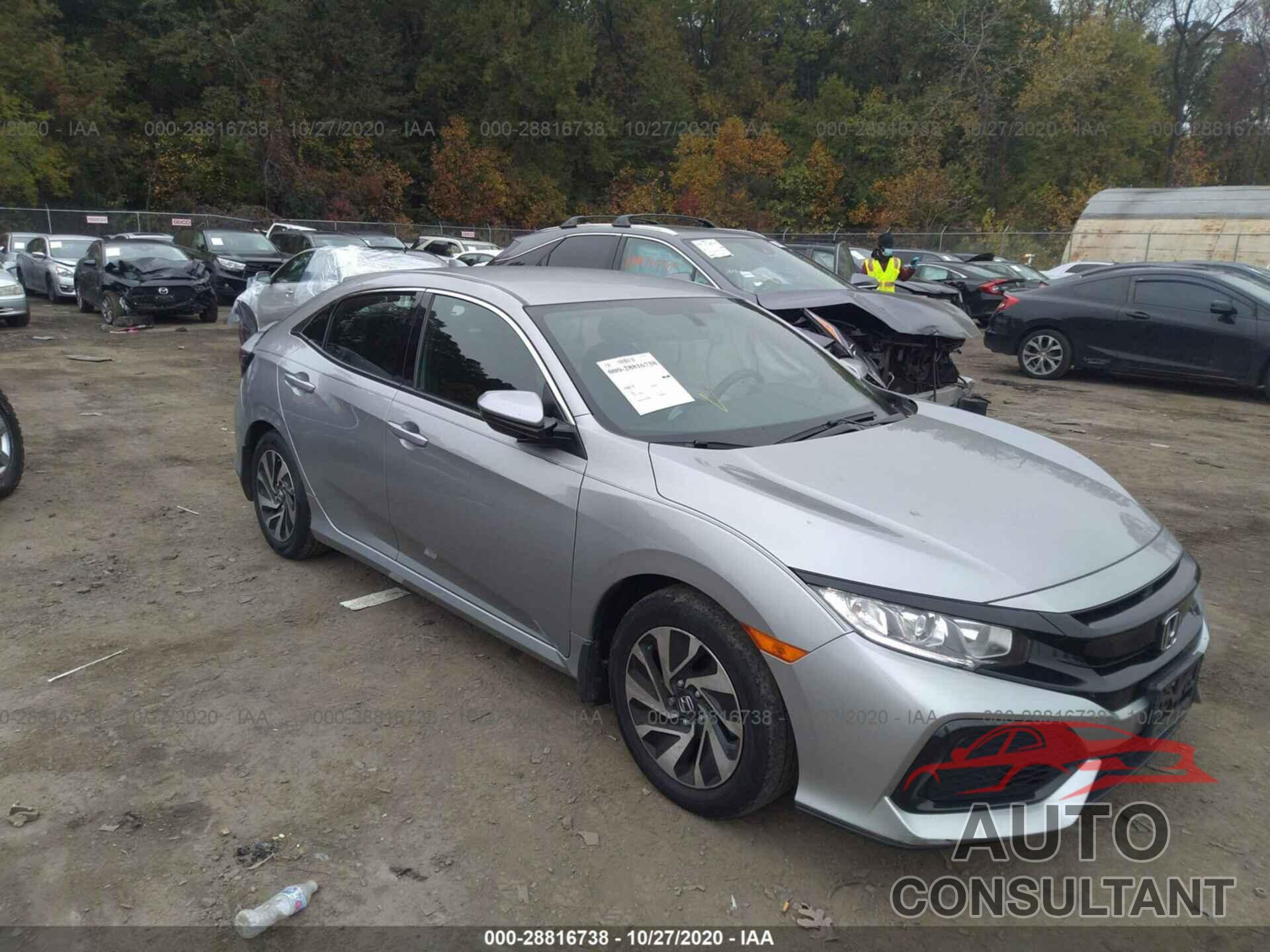 HONDA CIVIC HATCHBACK 2018 - SHHFK7H22JU227534
