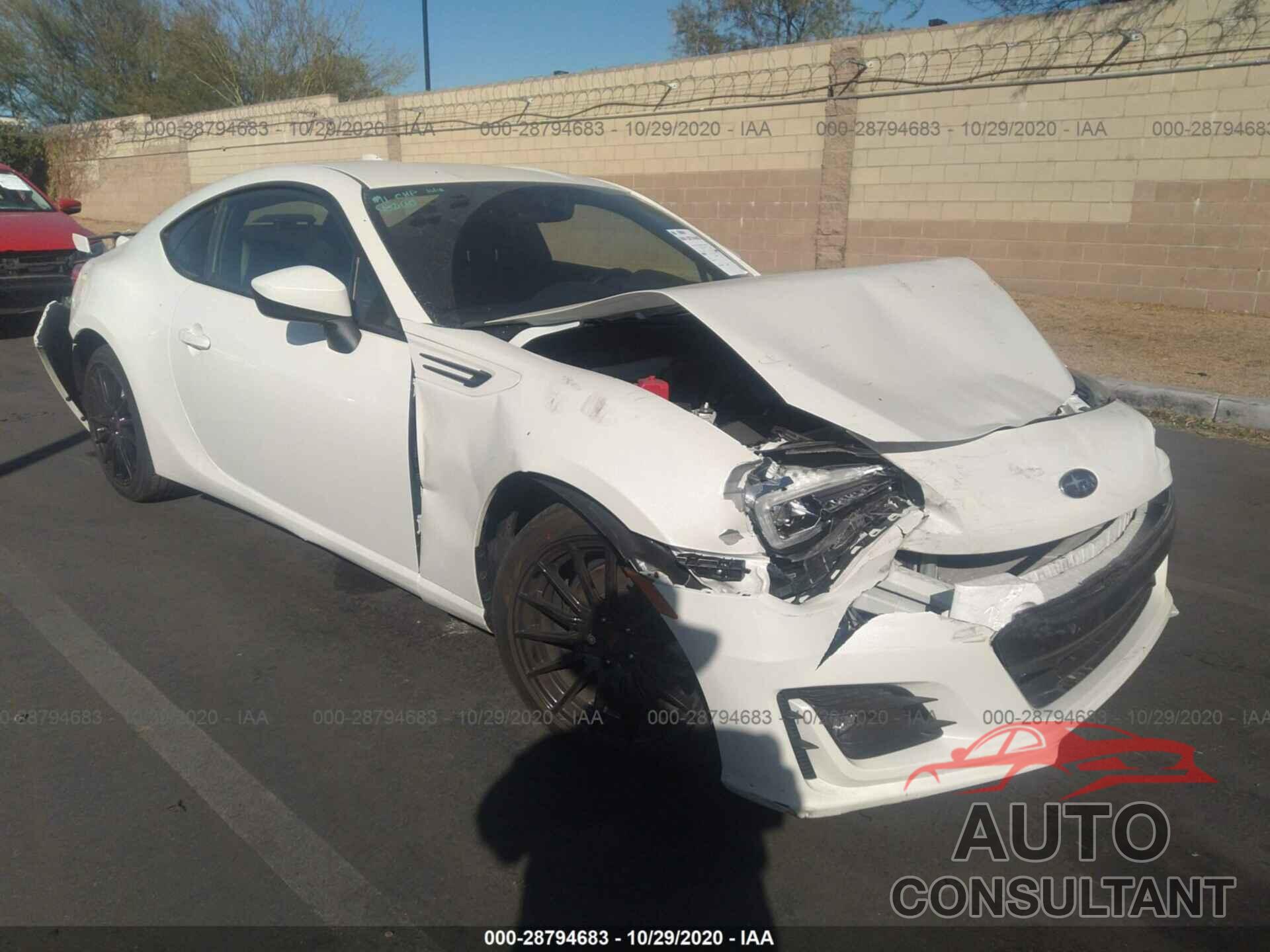 SUBARU BRZ 2017 - JF1ZCAC11H8605981