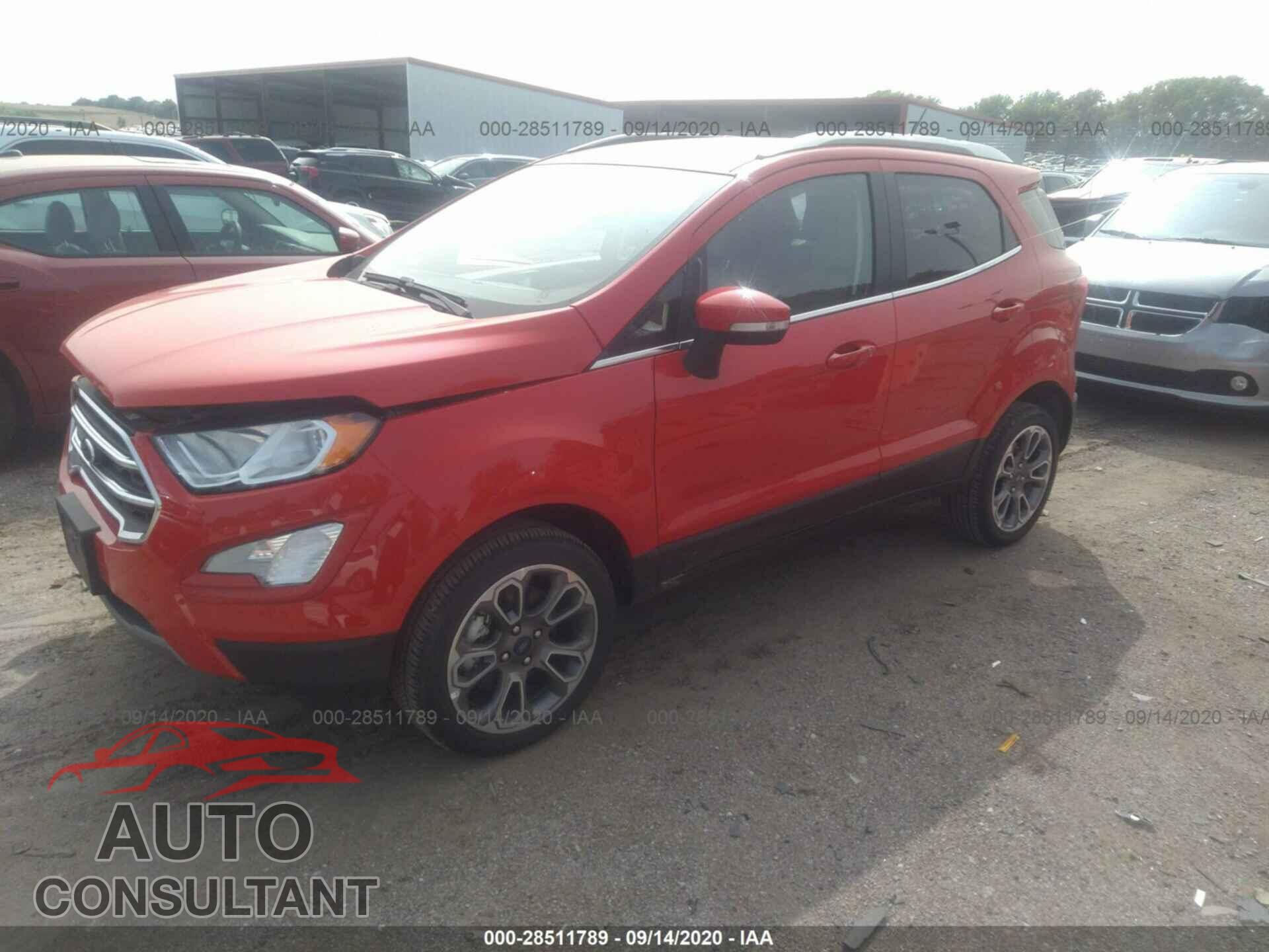 FORD ECOSPORT 2020 - MAJ6S3KL2LC363955