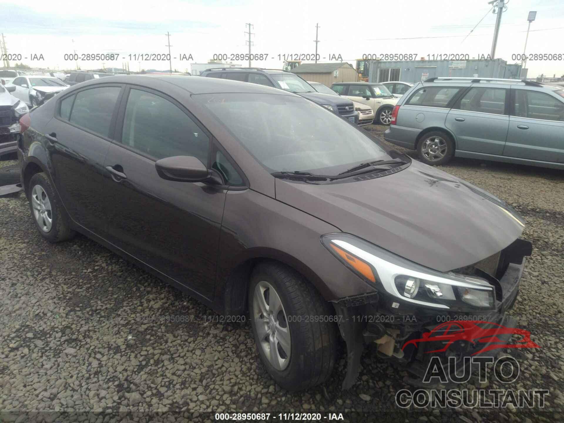 KIA FORTE 2018 - 3KPFL4A70JE199015