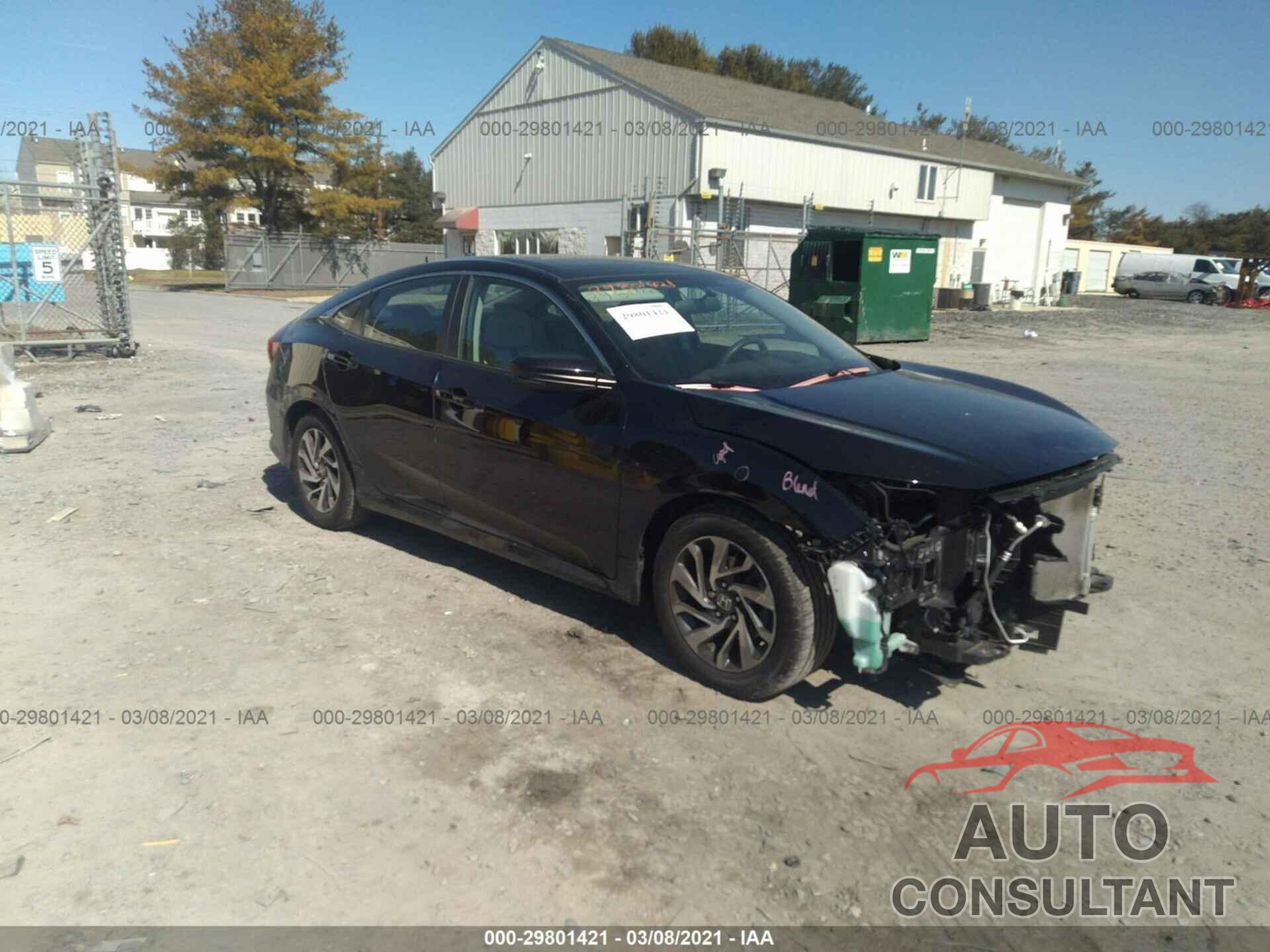 HONDA CIVIC SEDAN 2016 - 19XFC2F74GE213052