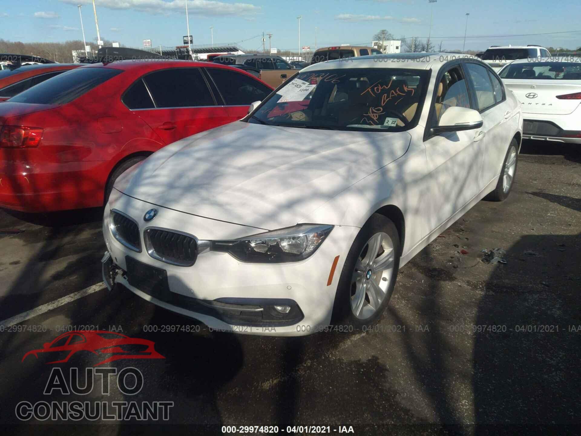 BMW 3 SERIES 2016 - WBA8E3G52GNU05455