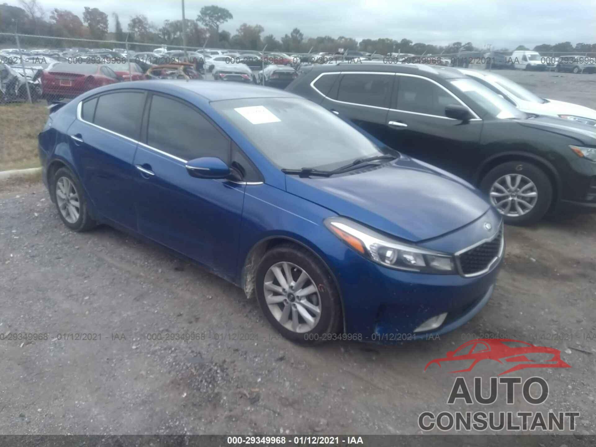 KIA FORTE 2017 - 3KPFL4A72HE028440