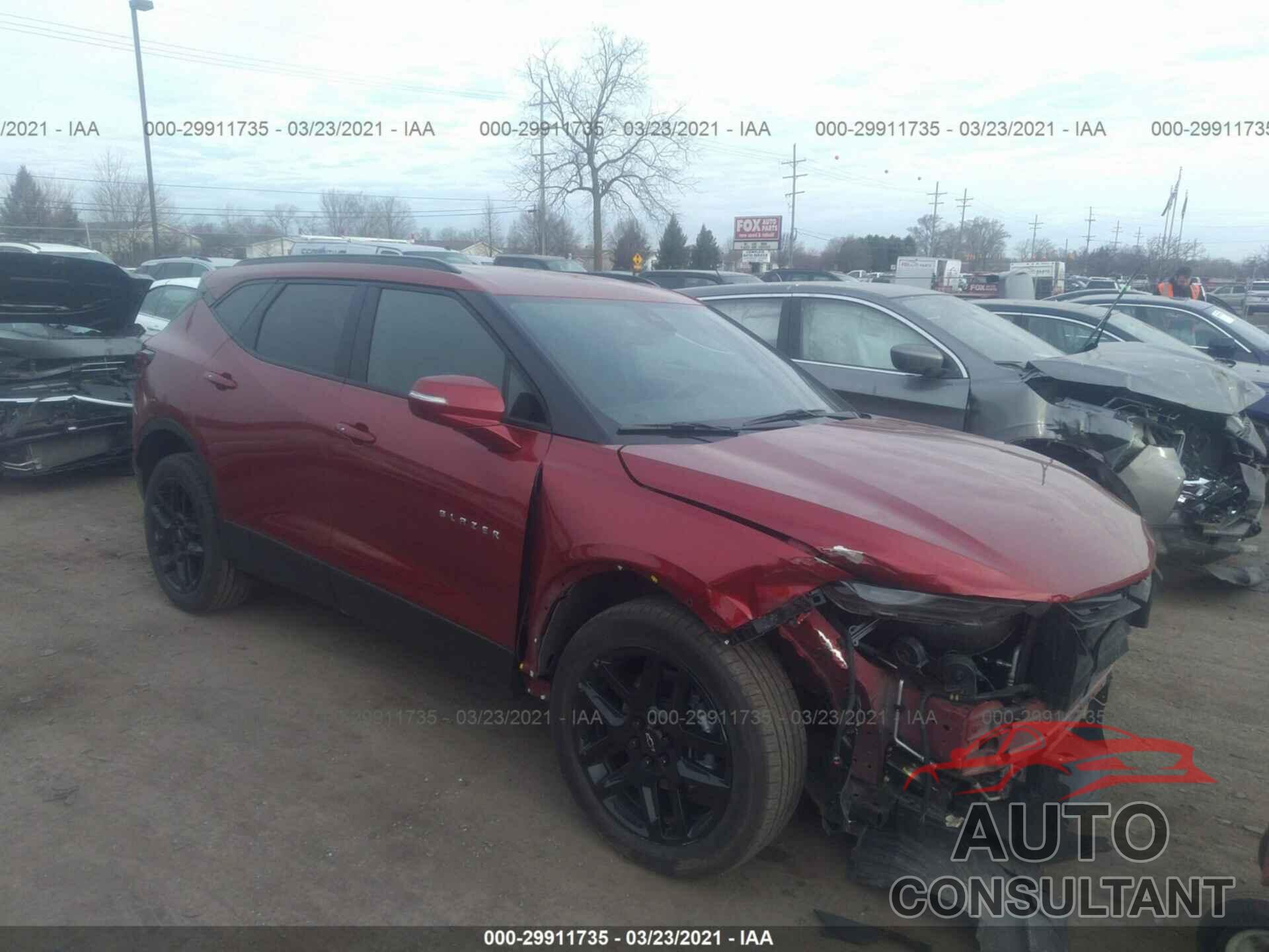 CHEVROLET BLAZER 2021 - 3GNKBHRS7MS516836