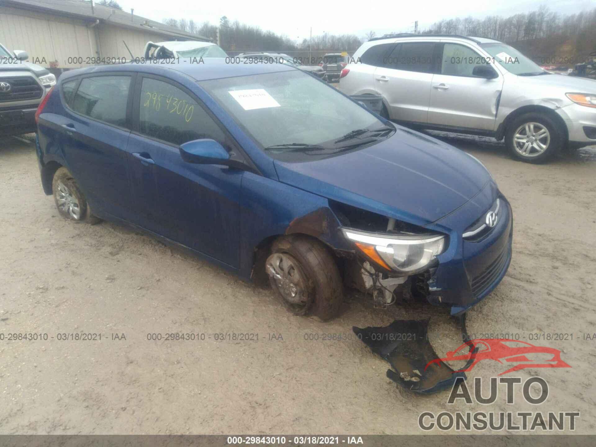 HYUNDAI ACCENT 2017 - KMHCT5AE7HU312151