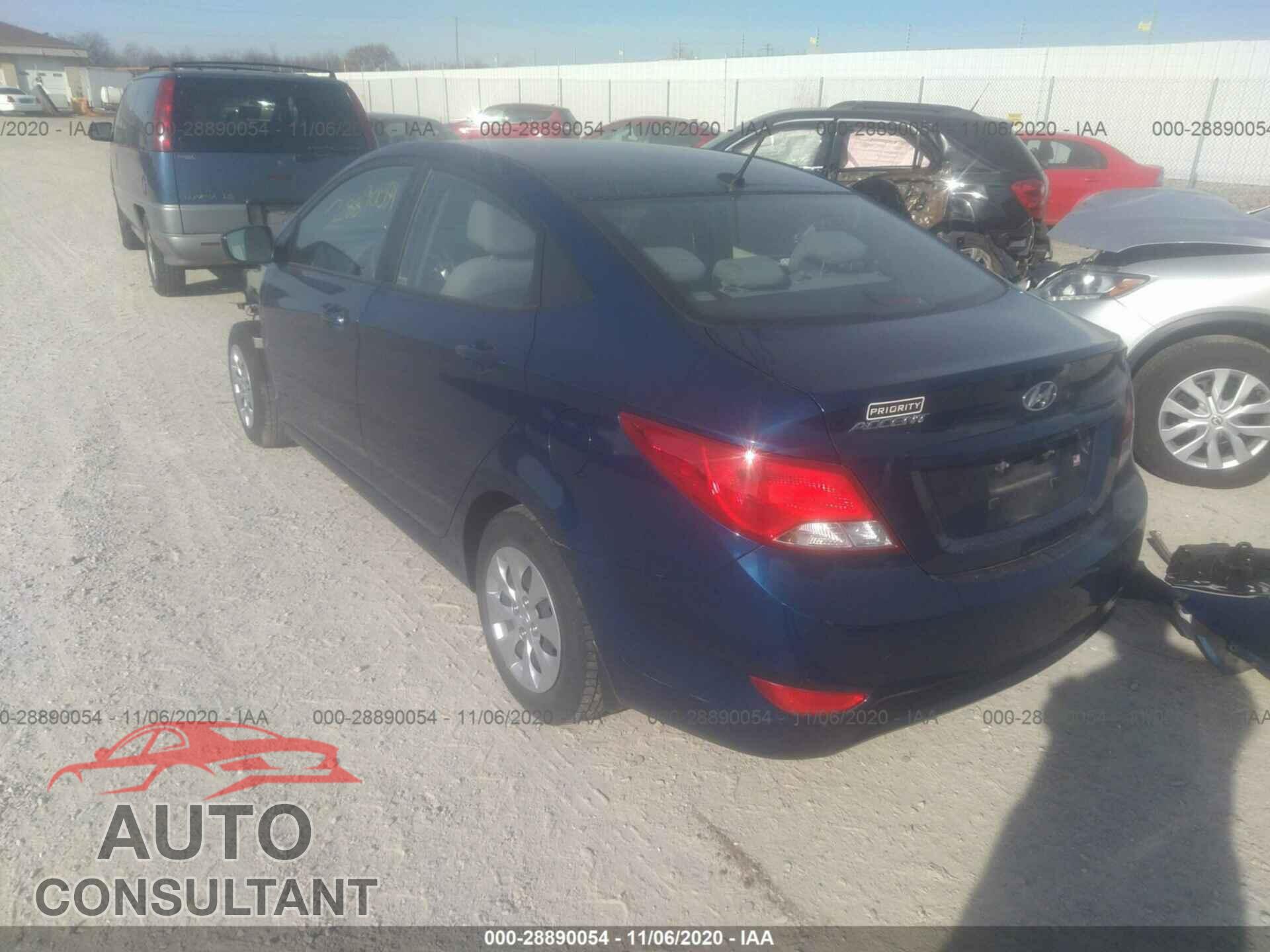 HYUNDAI ACCENT 2017 - KMHCT4AE8HU330815